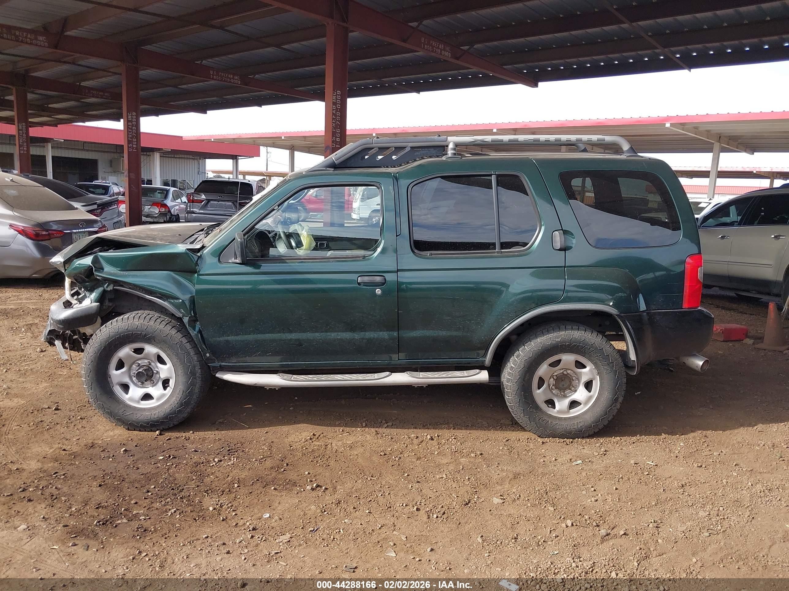 2000 Nissan Xterra Se/xe Green vin: 5N1ED28Y1YC522416