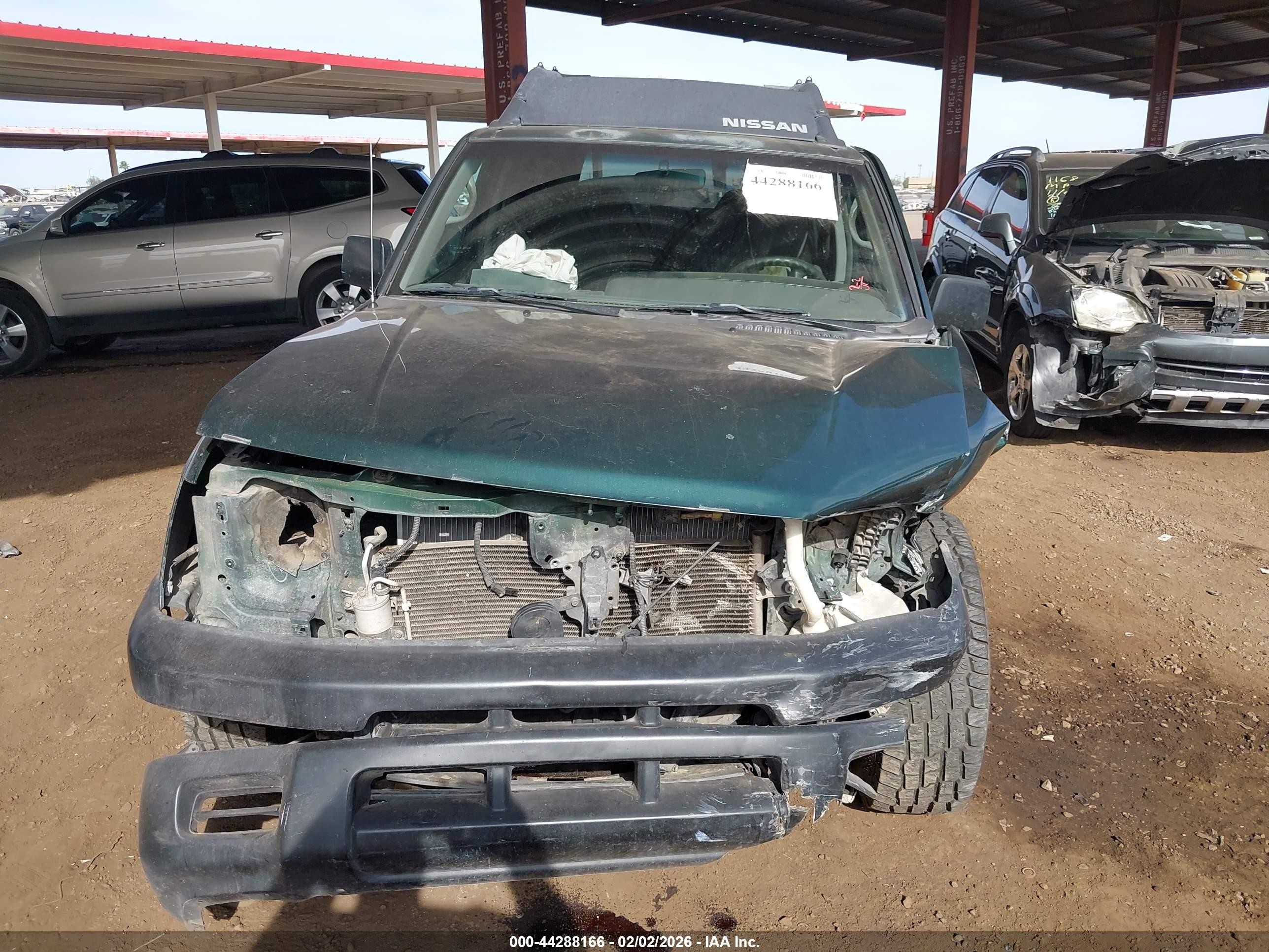 2000 Nissan Xterra Se/xe Green vin: 5N1ED28Y1YC522416