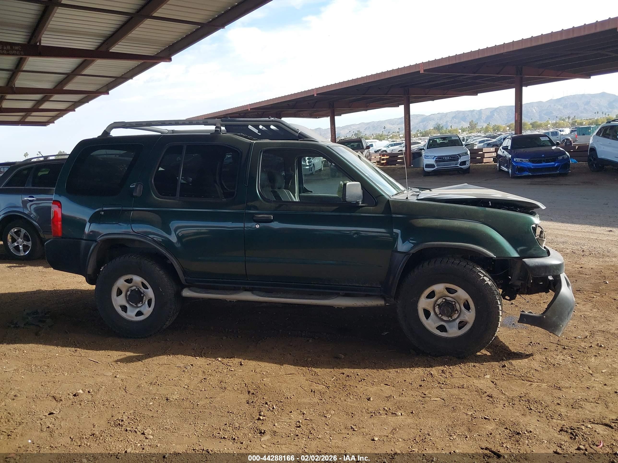 2000 Nissan Xterra Se/xe Green vin: 5N1ED28Y1YC522416