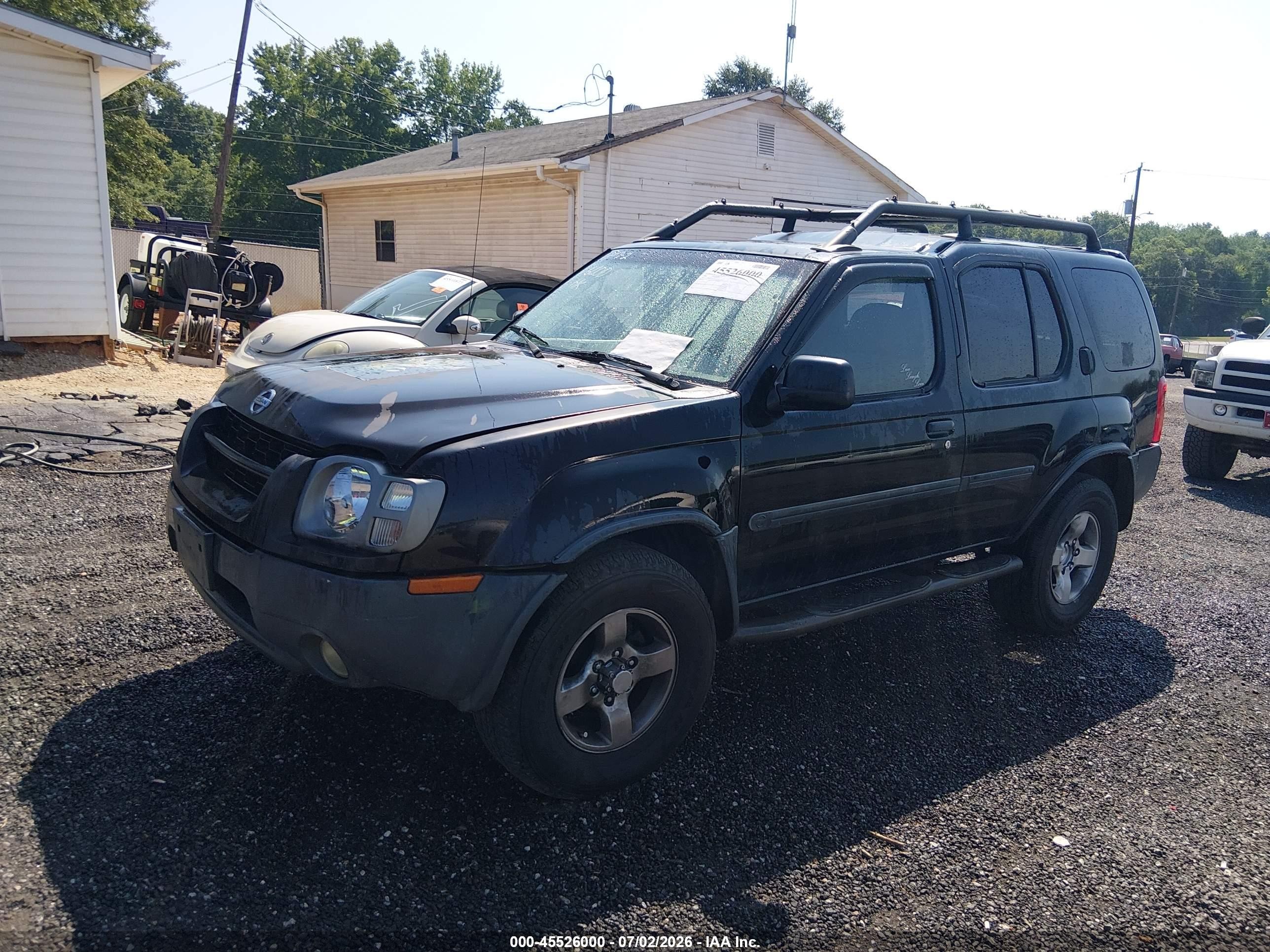2002 Nissan Xterra Se Black vin: 5N1ED28Y22C500559