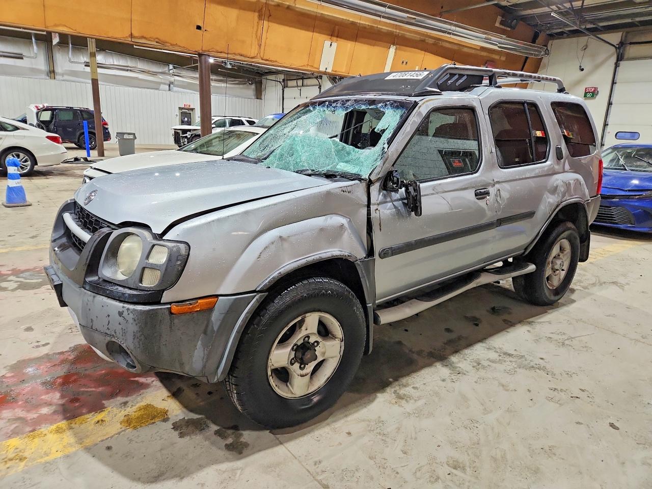 2003 Nissan Xterra Xe-v6 Silver vin: 5N1ED28Y23C679297