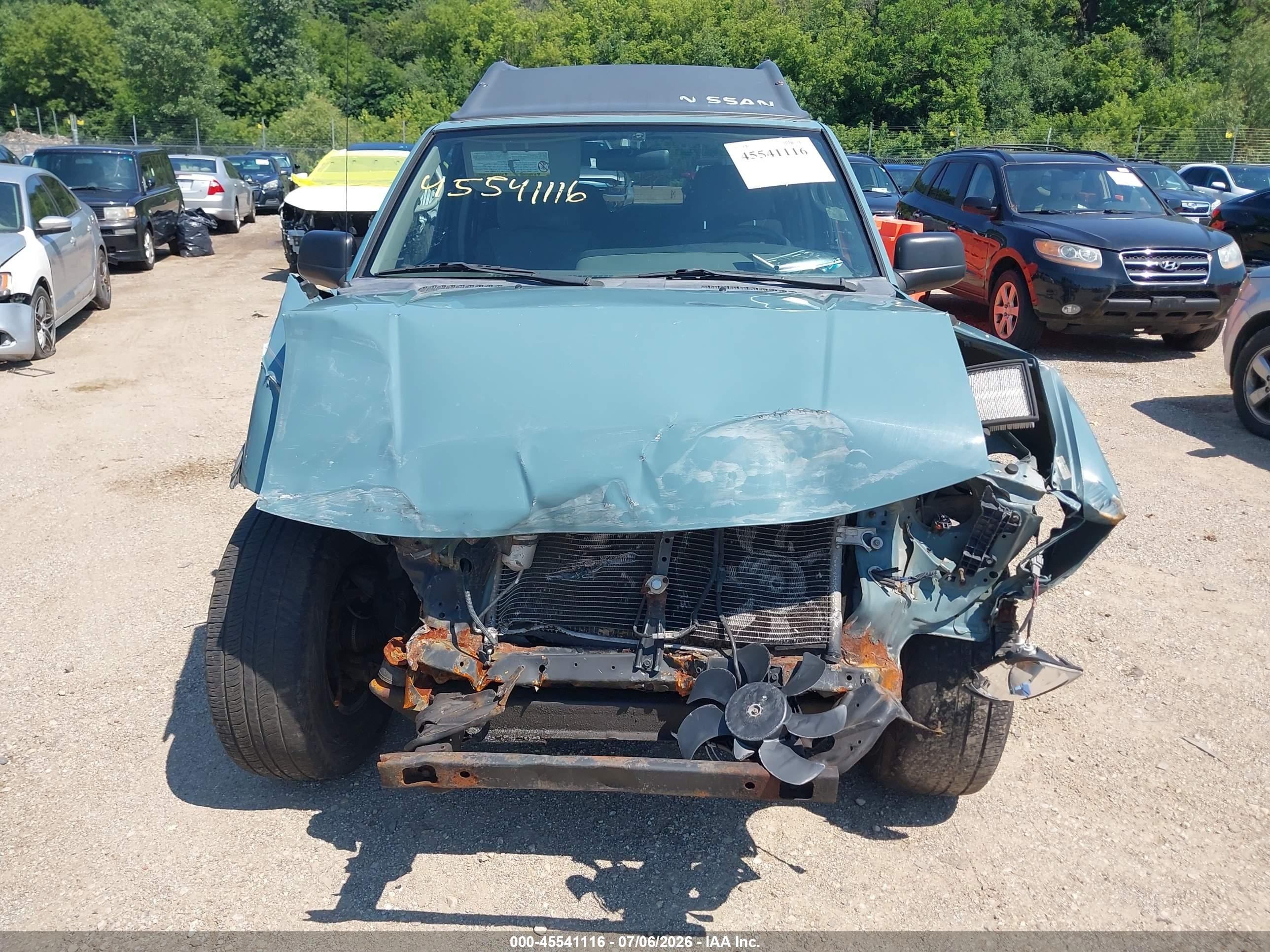 2001 Nissan Xterra Xe Blue vin: 5N1ED28Y31C515439