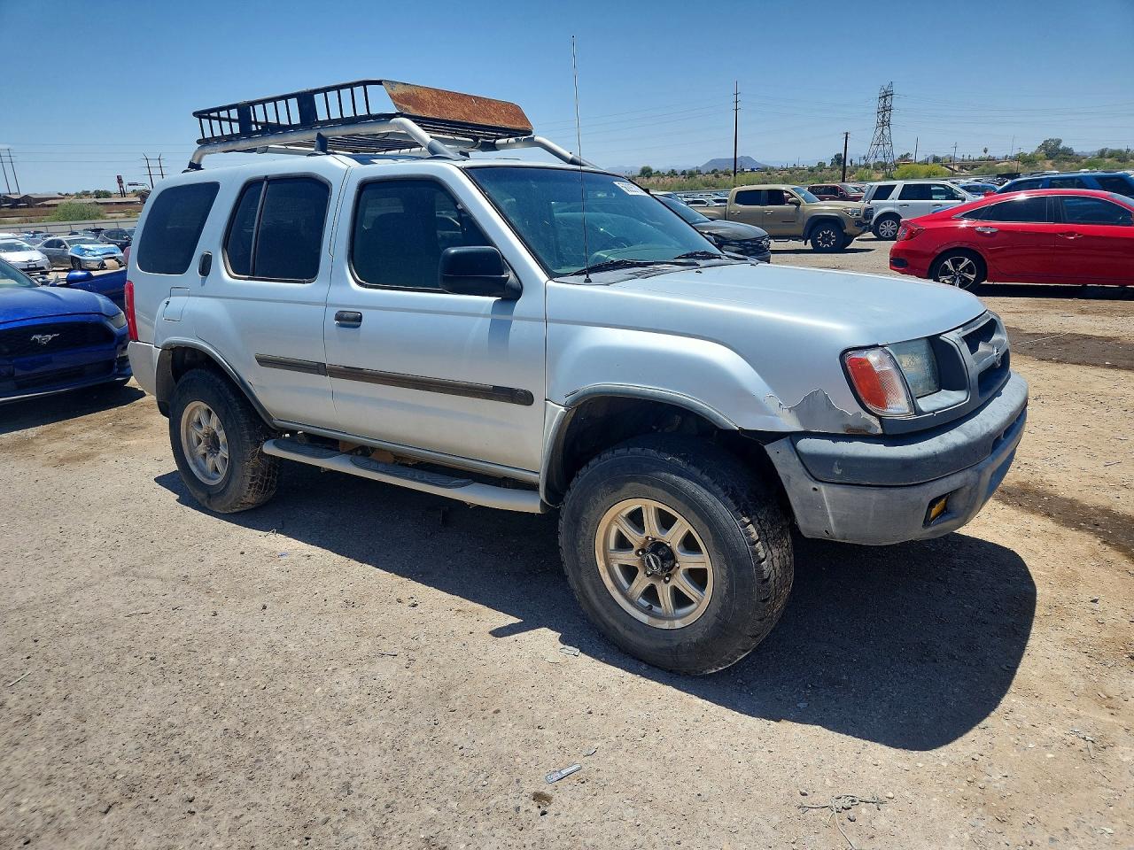2001 Nissan Xterra Xe-v6 Gray vin: 5N1ED28Y31C519460