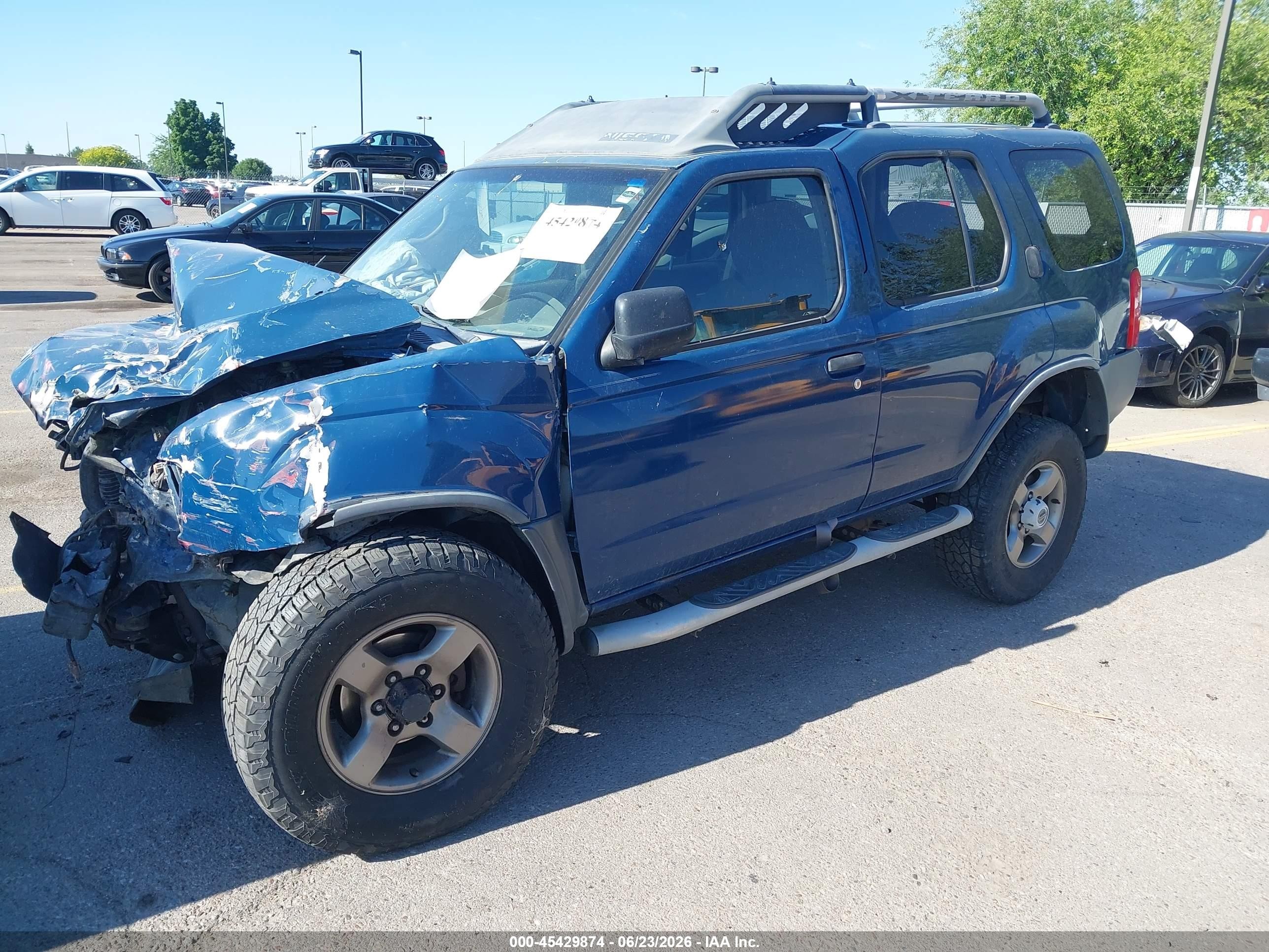 2004 Nissan Xterra Xe Navy vin: 5N1ED28Y34C608109