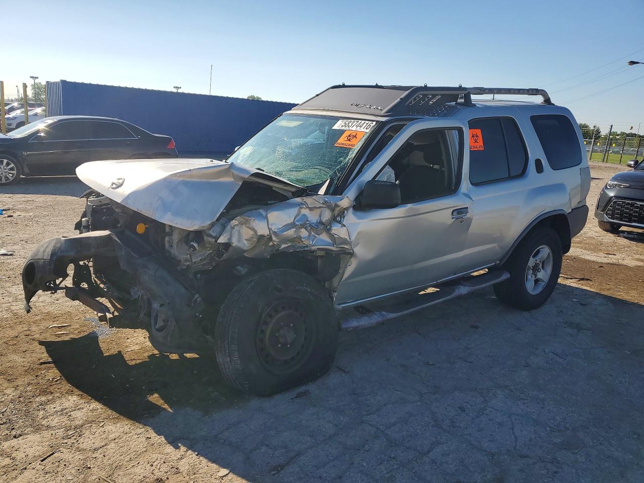 2004 Nissan Xterra Xe Серебряный vin: 5N1ED28Y34C626190
