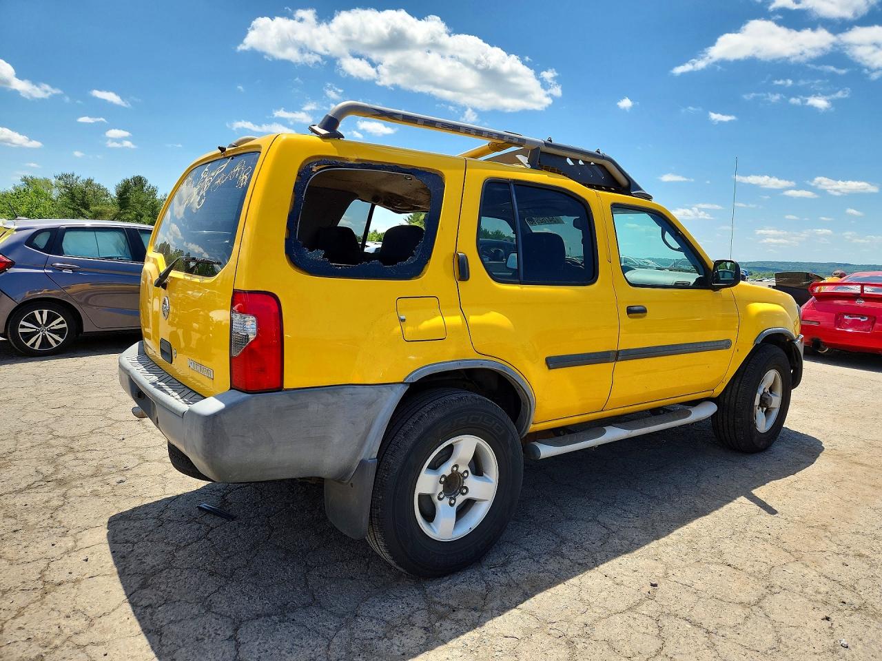 2004 Nissan Xterra Xe Yellow vin: 5N1ED28Y34C645502