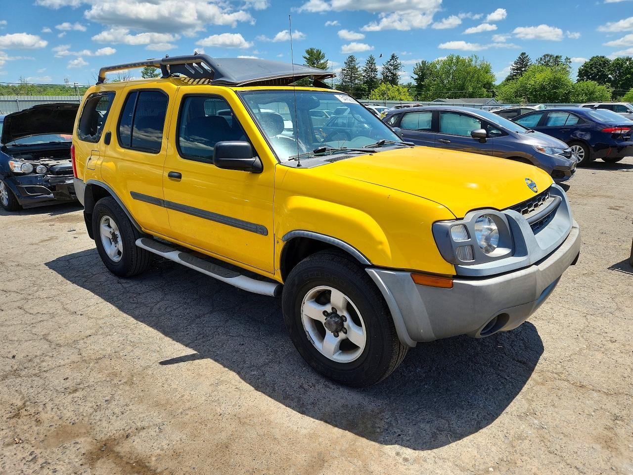 2004 Nissan Xterra Xe Yellow vin: 5N1ED28Y34C645502