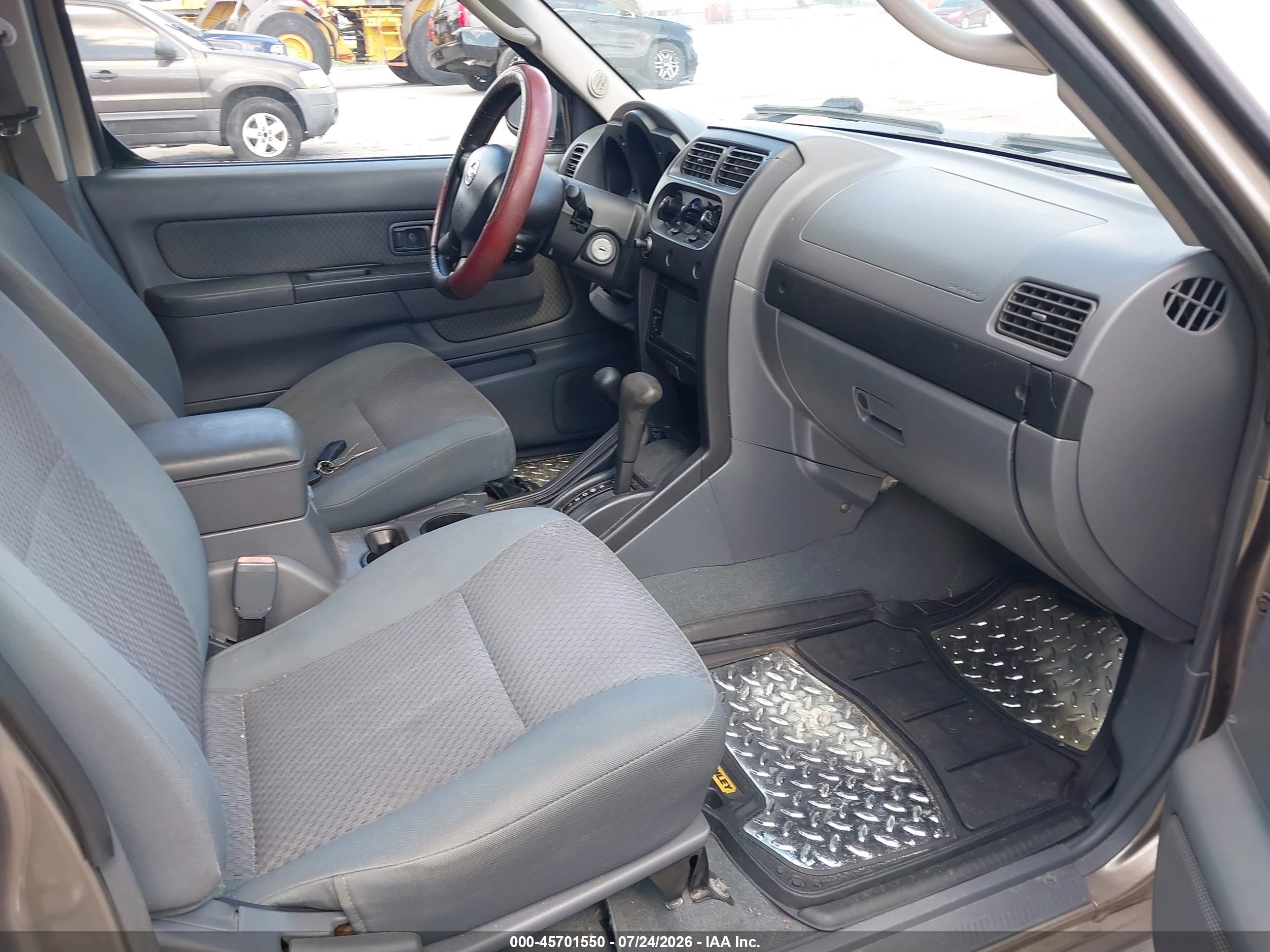 2004 Nissan Xterra Xe Gray vin: 5N1ED28Y34C654104