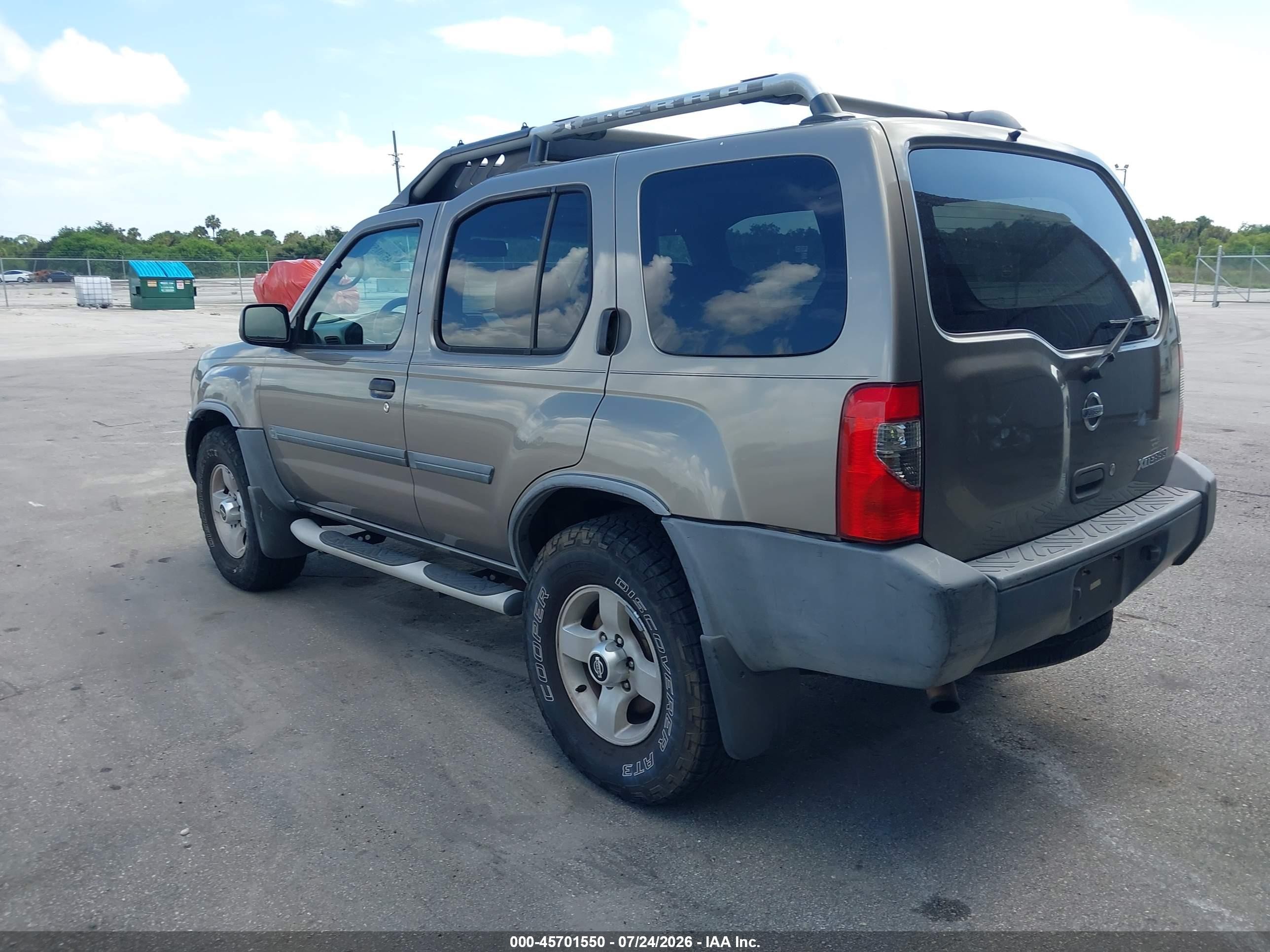 2004 Nissan Xterra Xe Gray vin: 5N1ED28Y34C654104