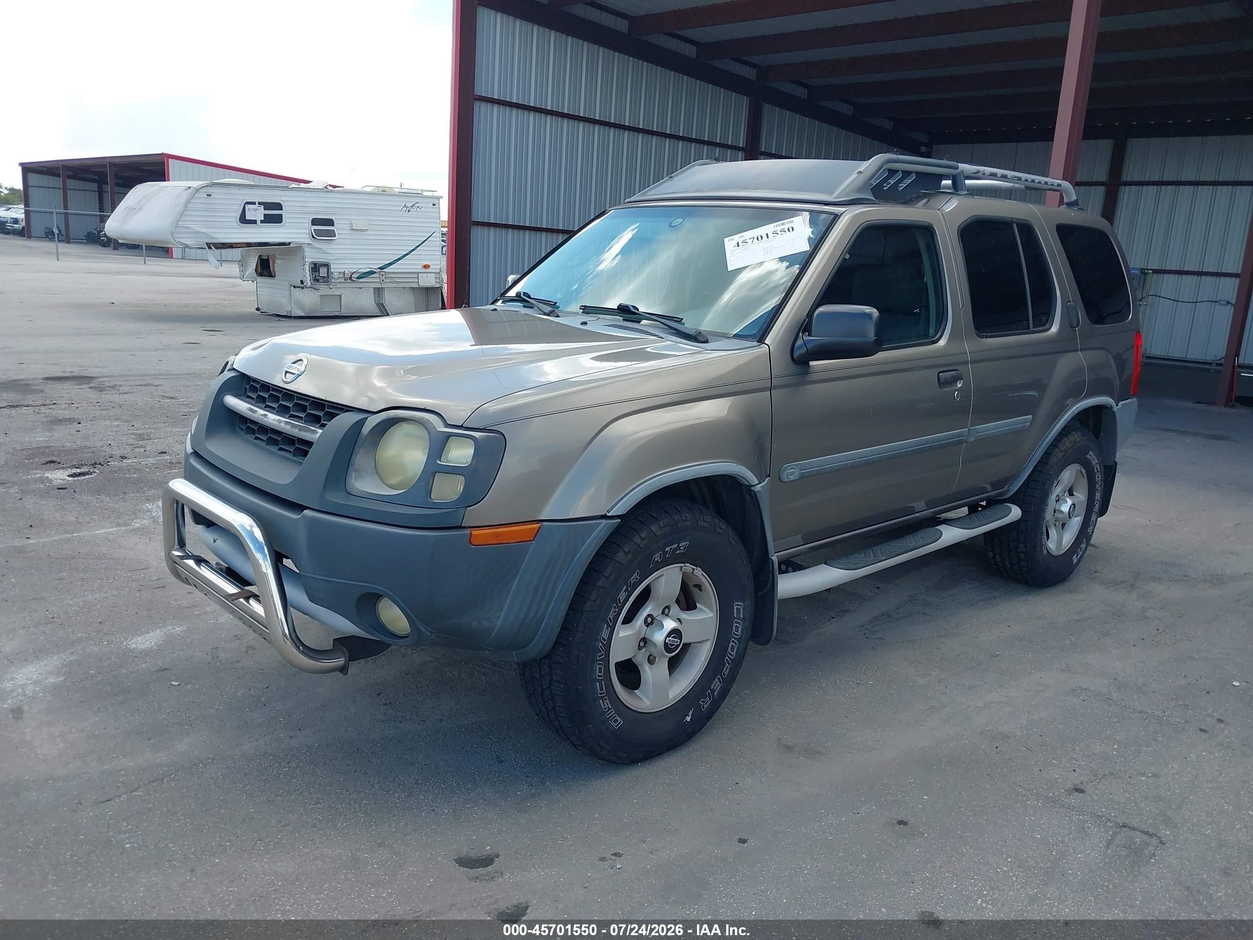2004 Nissan Xterra Xe Gray vin: 5N1ED28Y34C654104