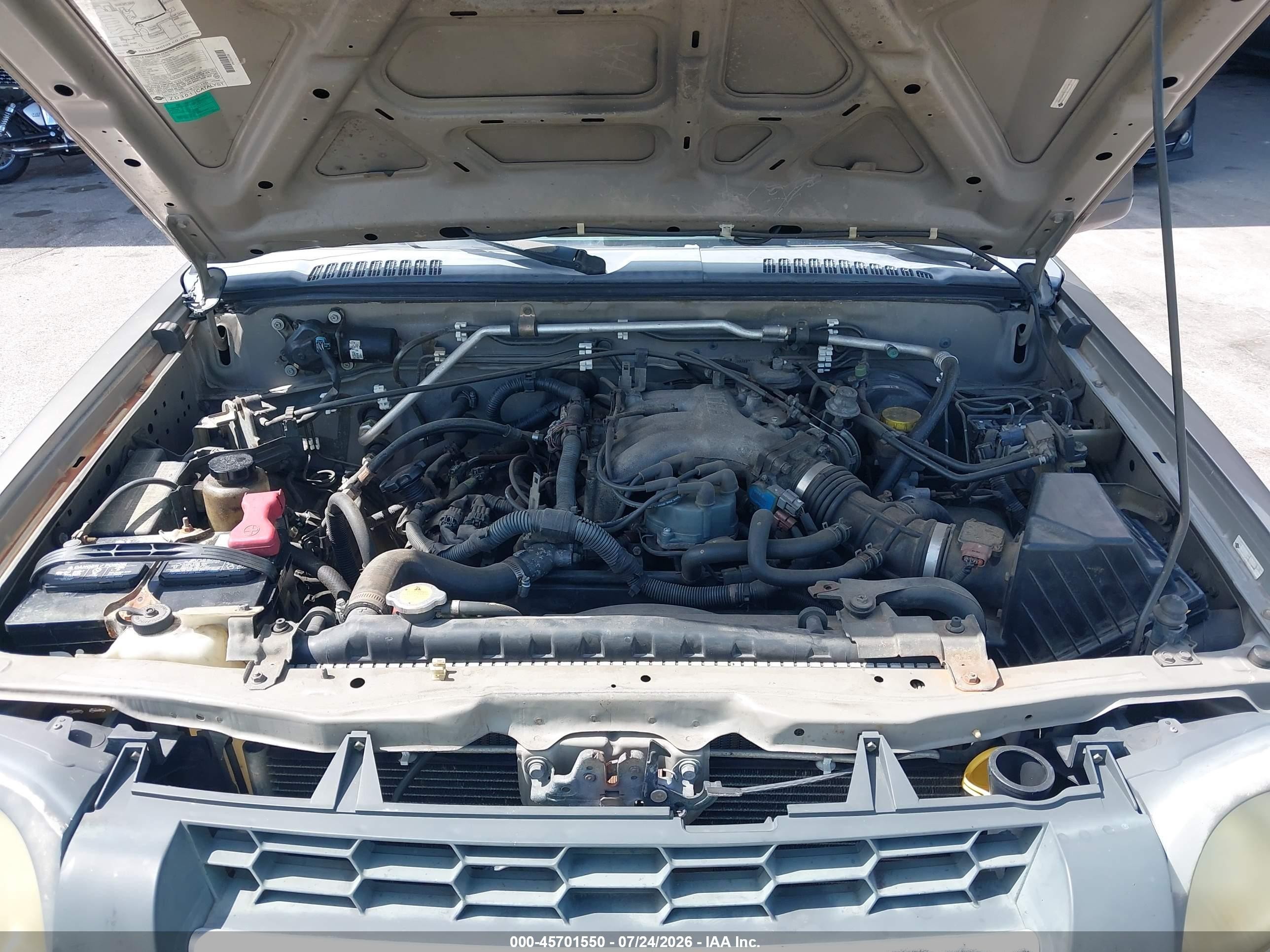 2004 Nissan Xterra Xe Gray vin: 5N1ED28Y34C654104