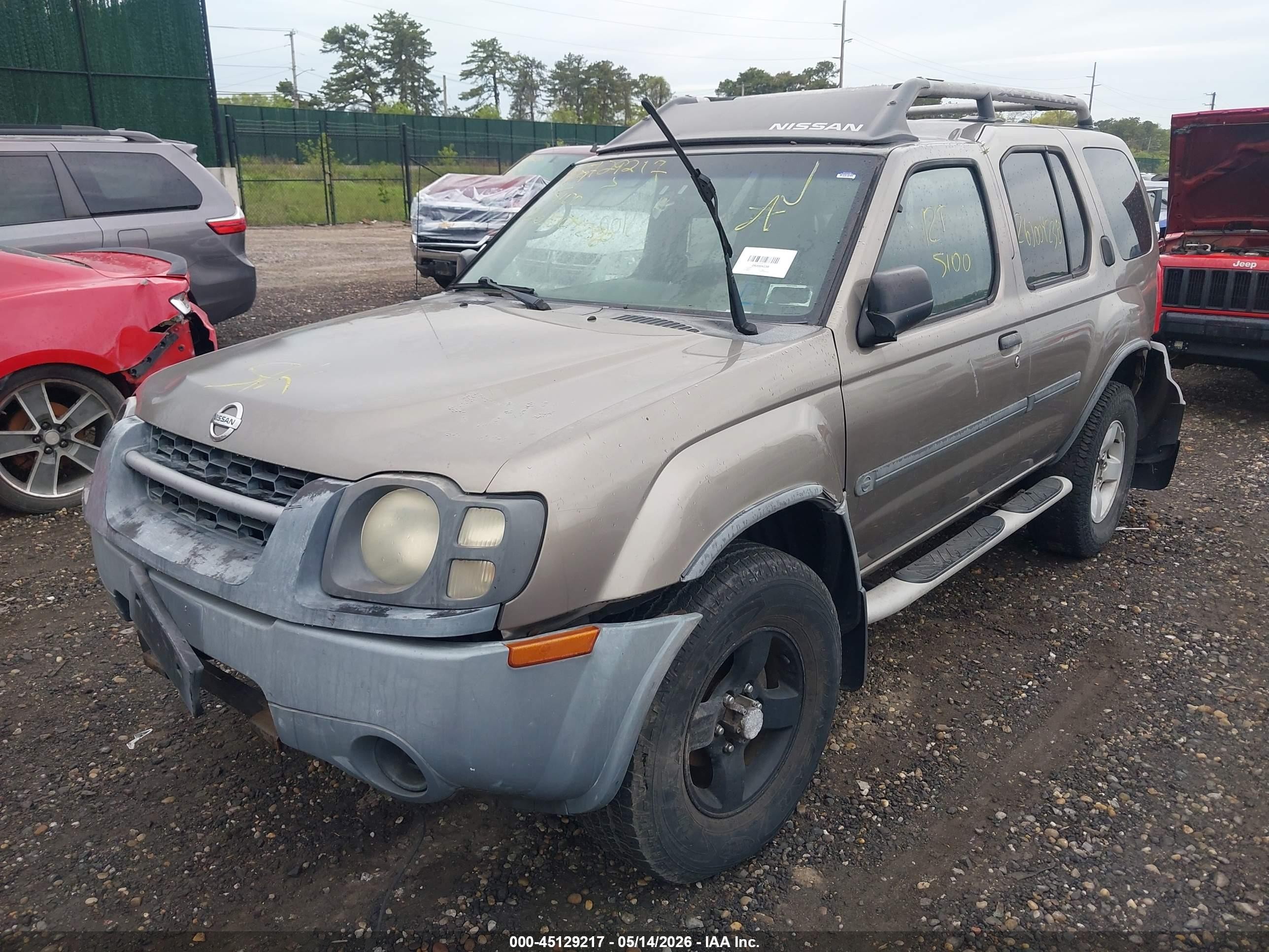 2004 Nissan Xterra Xe Коричневый vin: 5N1ED28Y34C672943