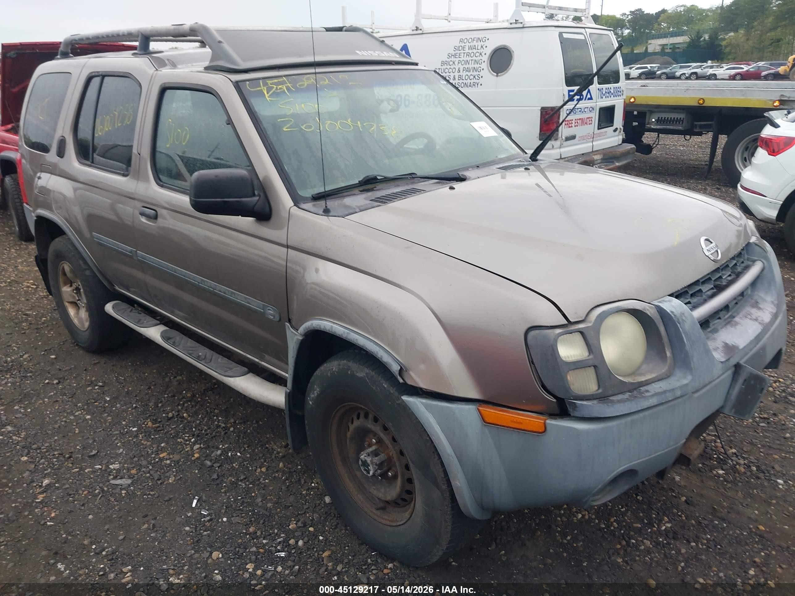 2004 Nissan Xterra Xe Коричневый vin: 5N1ED28Y34C672943