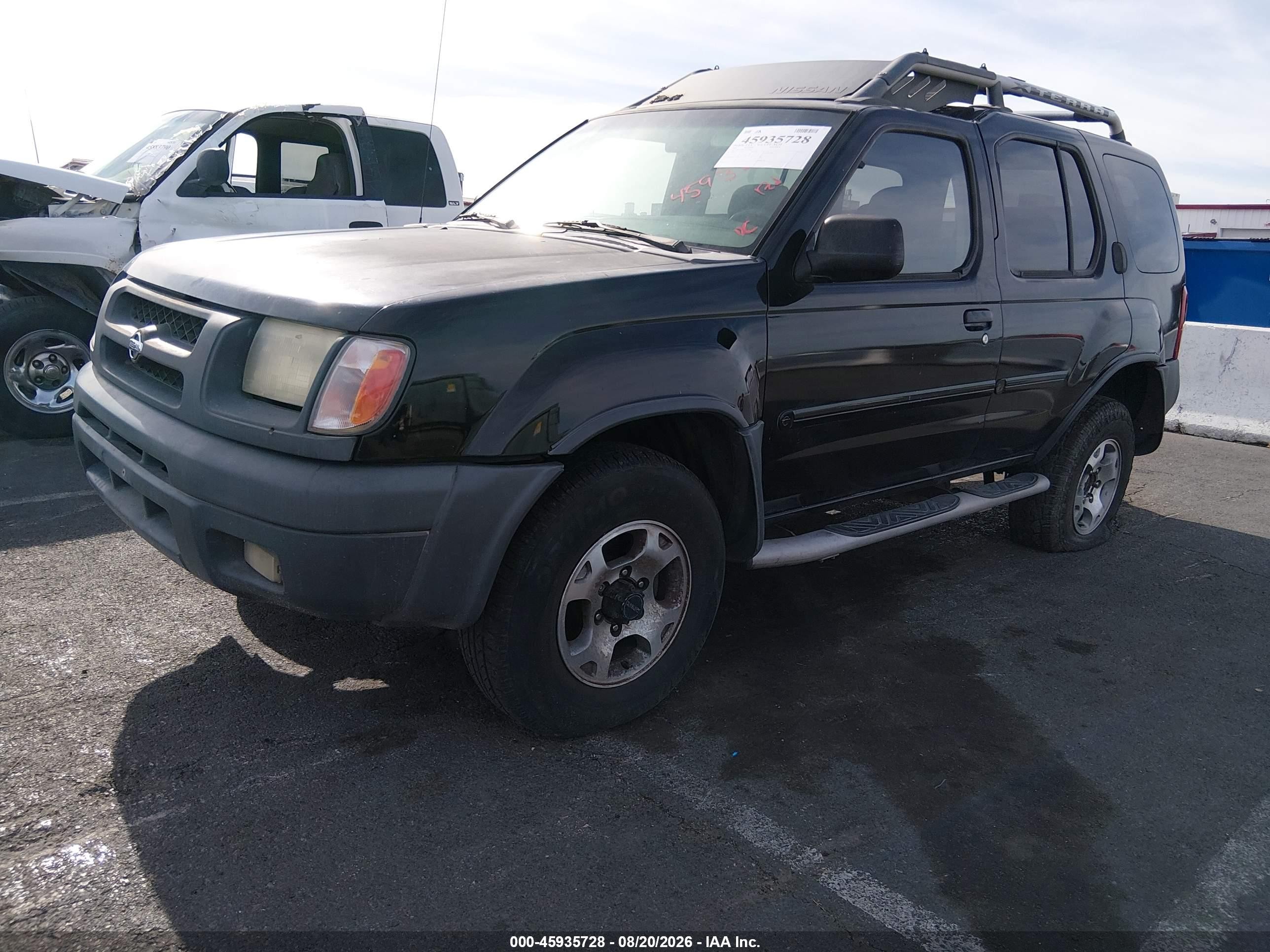 2001 Nissan Xterra Xe Black vin: 5N1ED28Y41C538423
