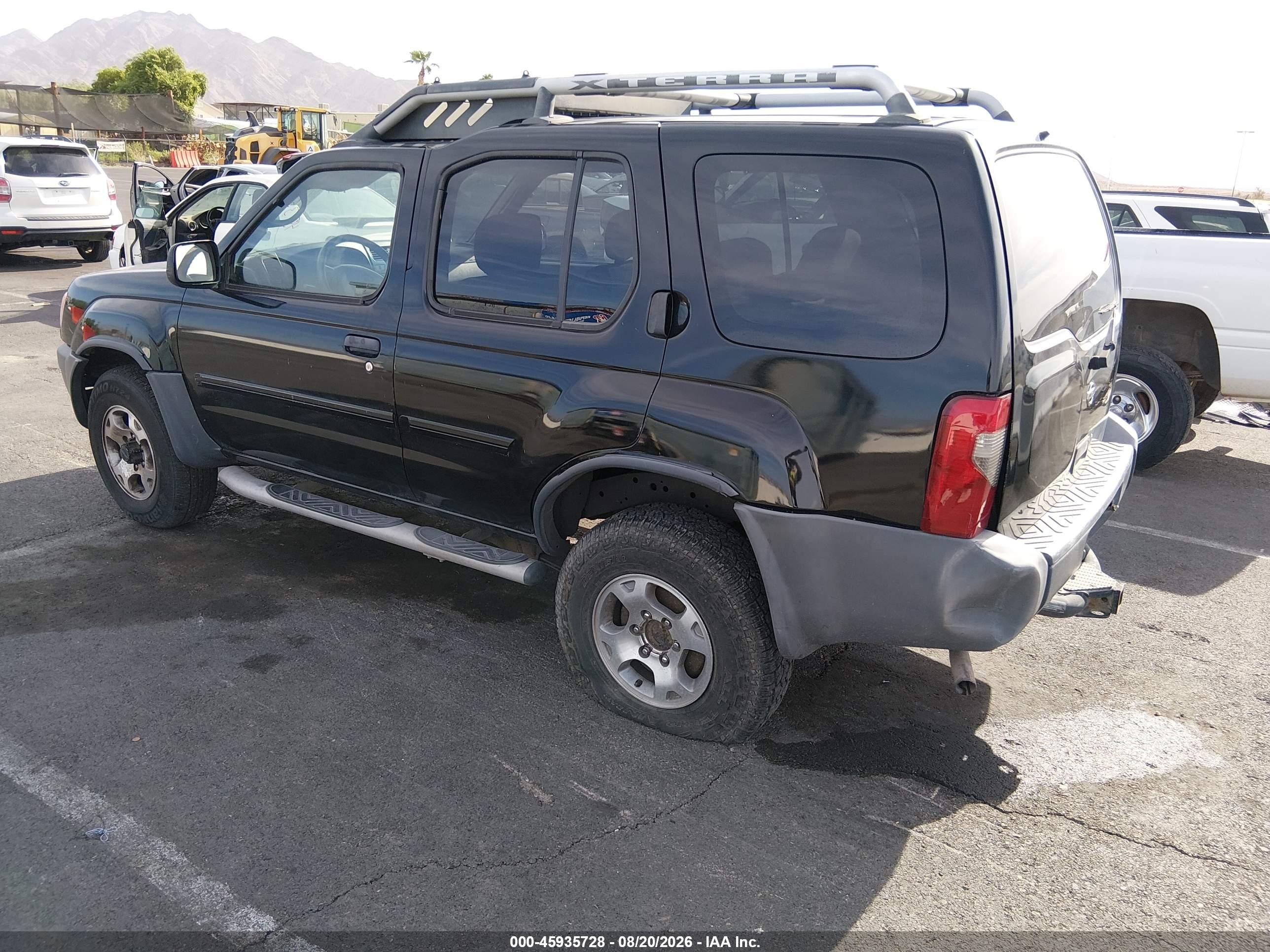 2001 Nissan Xterra Xe Black vin: 5N1ED28Y41C538423