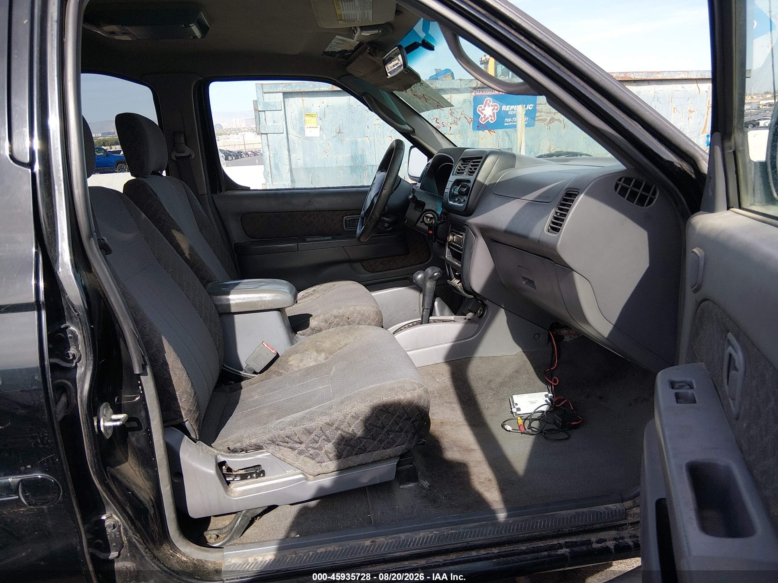 2001 Nissan Xterra Xe Black vin: 5N1ED28Y41C538423