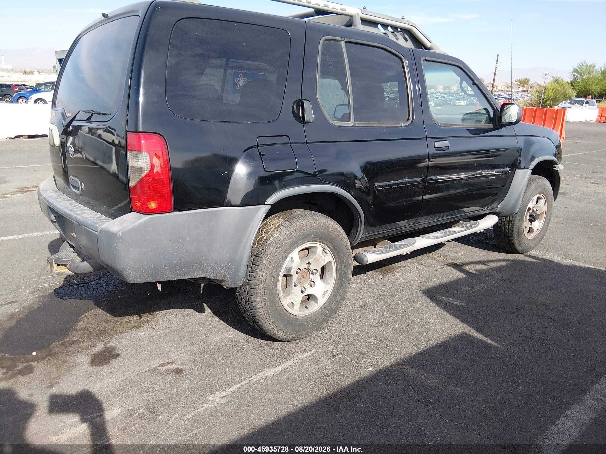 2001 Nissan Xterra Xe Black vin: 5N1ED28Y41C538423
