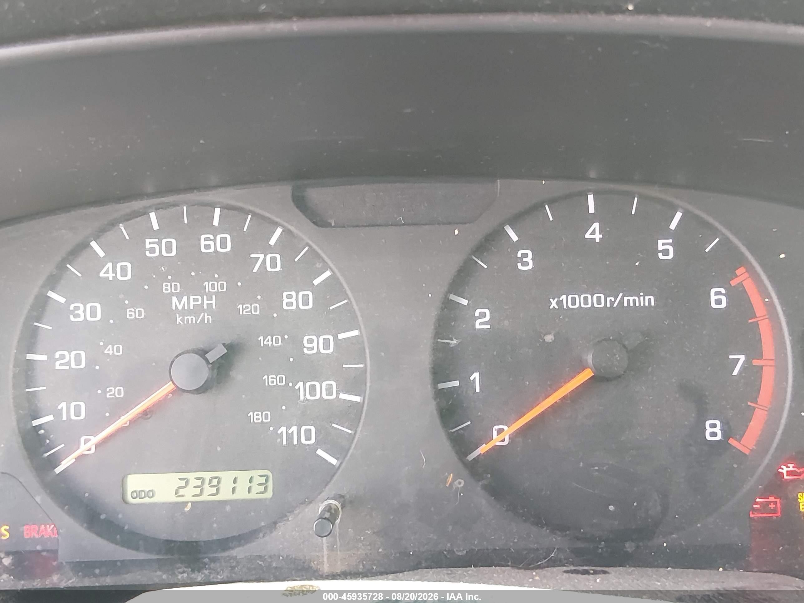 2001 Nissan Xterra Xe Black vin: 5N1ED28Y41C538423