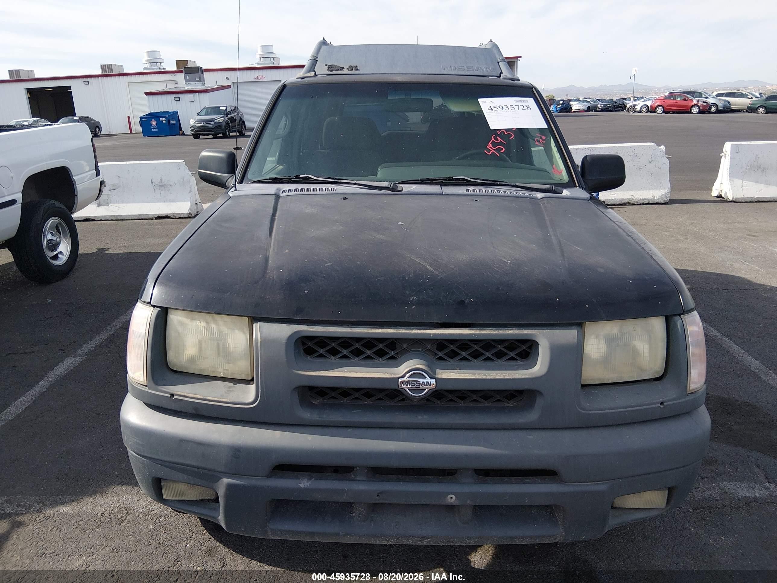 2001 Nissan Xterra Xe Black vin: 5N1ED28Y41C538423