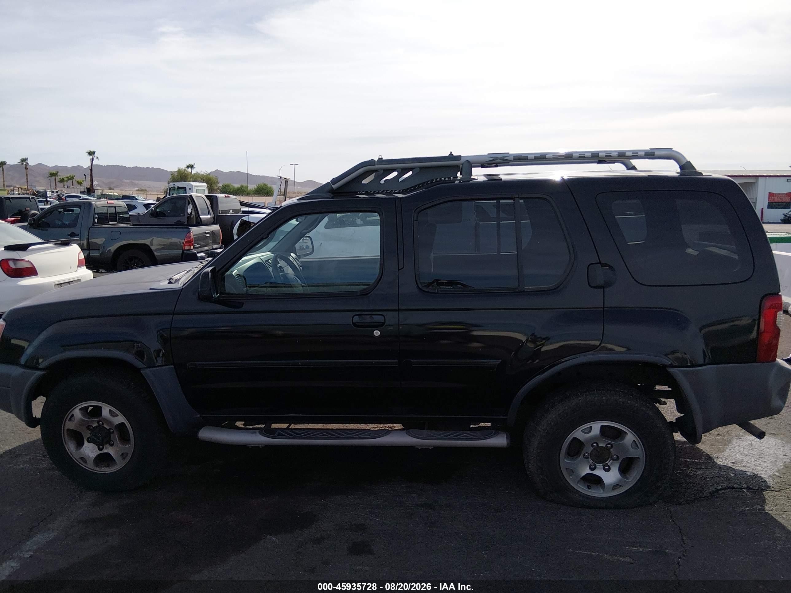 2001 Nissan Xterra Xe Black vin: 5N1ED28Y41C538423