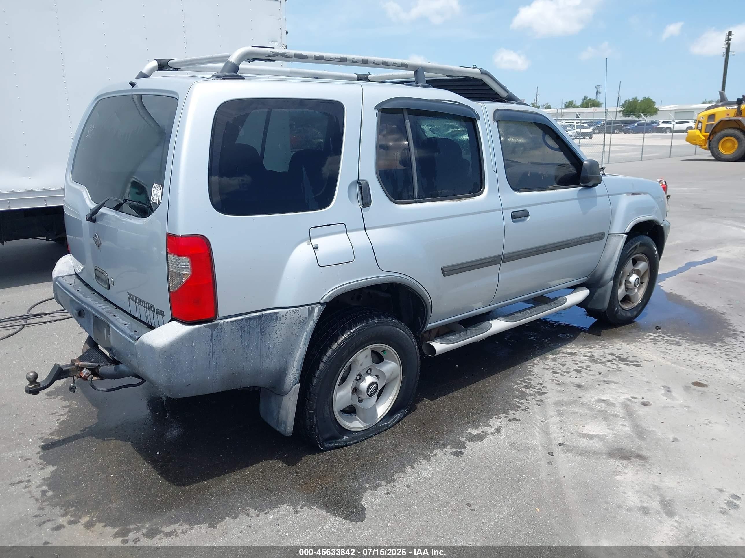 2001 Nissan Xterra Se Silver vin: 5N1ED28Y41C543637