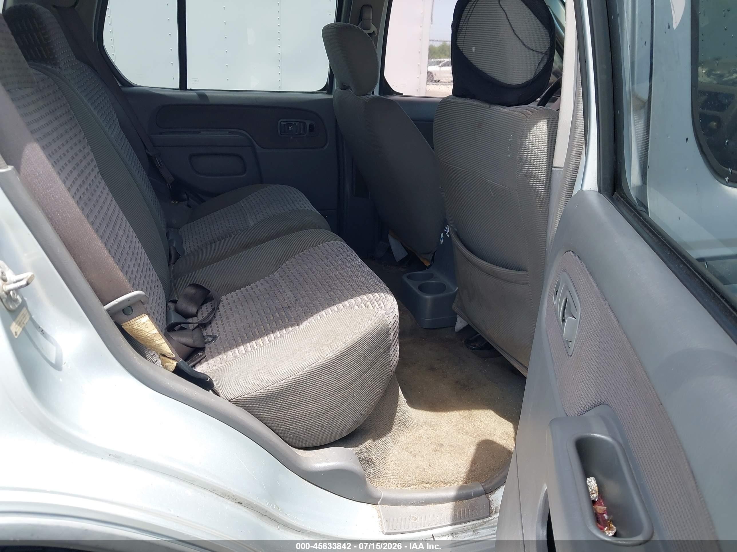 2001 Nissan Xterra Se Silver vin: 5N1ED28Y41C543637