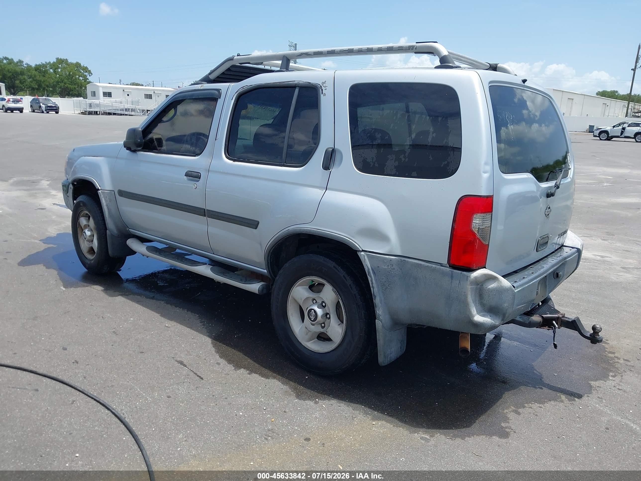 2001 Nissan Xterra Se Silver vin: 5N1ED28Y41C543637