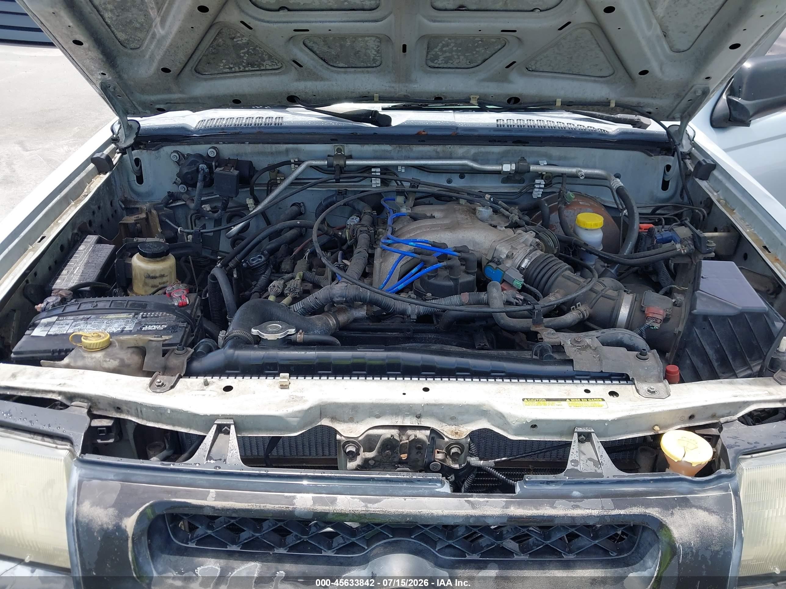 2001 Nissan Xterra Se Silver vin: 5N1ED28Y41C543637