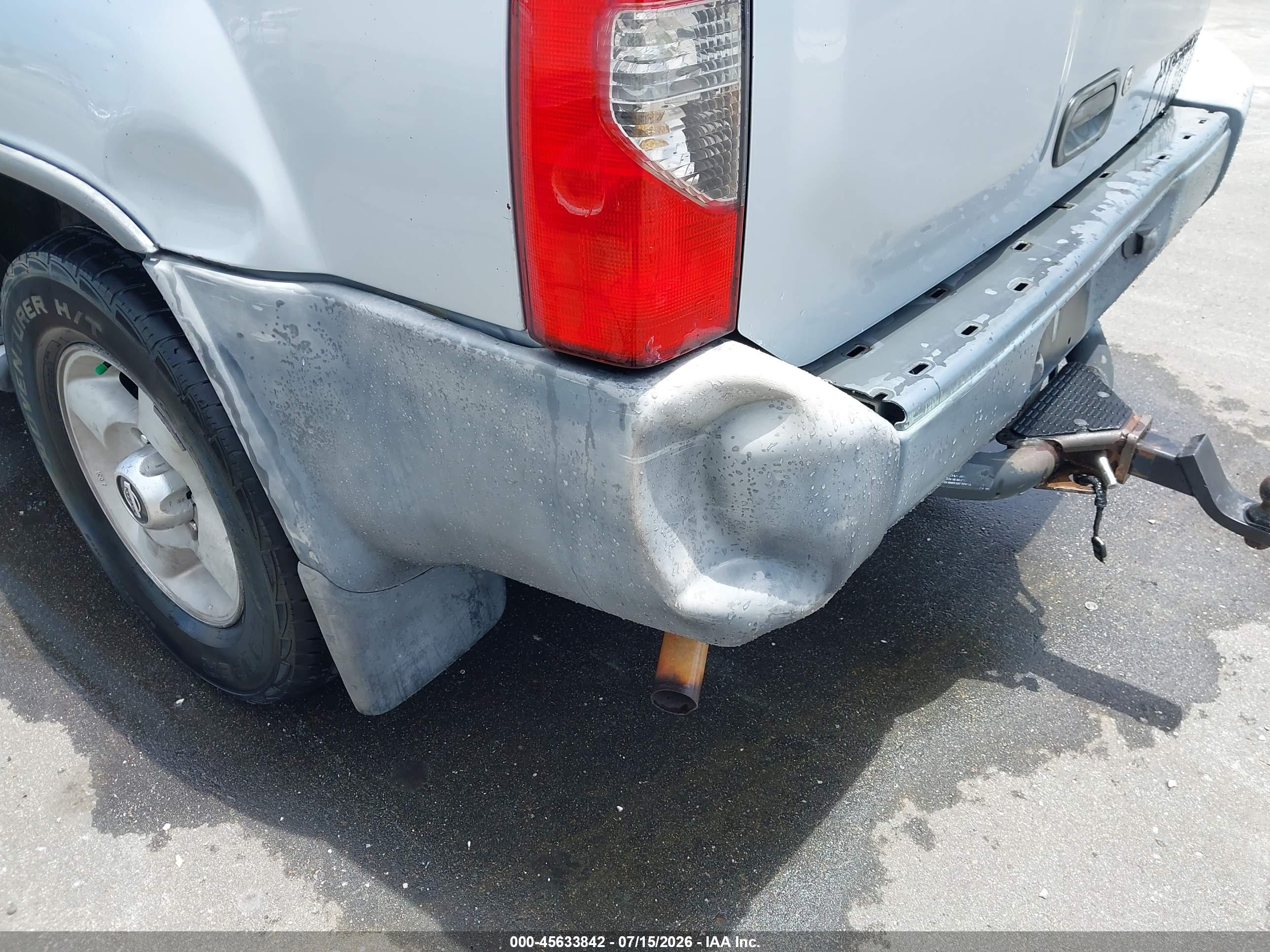 2001 Nissan Xterra Se Silver vin: 5N1ED28Y41C543637