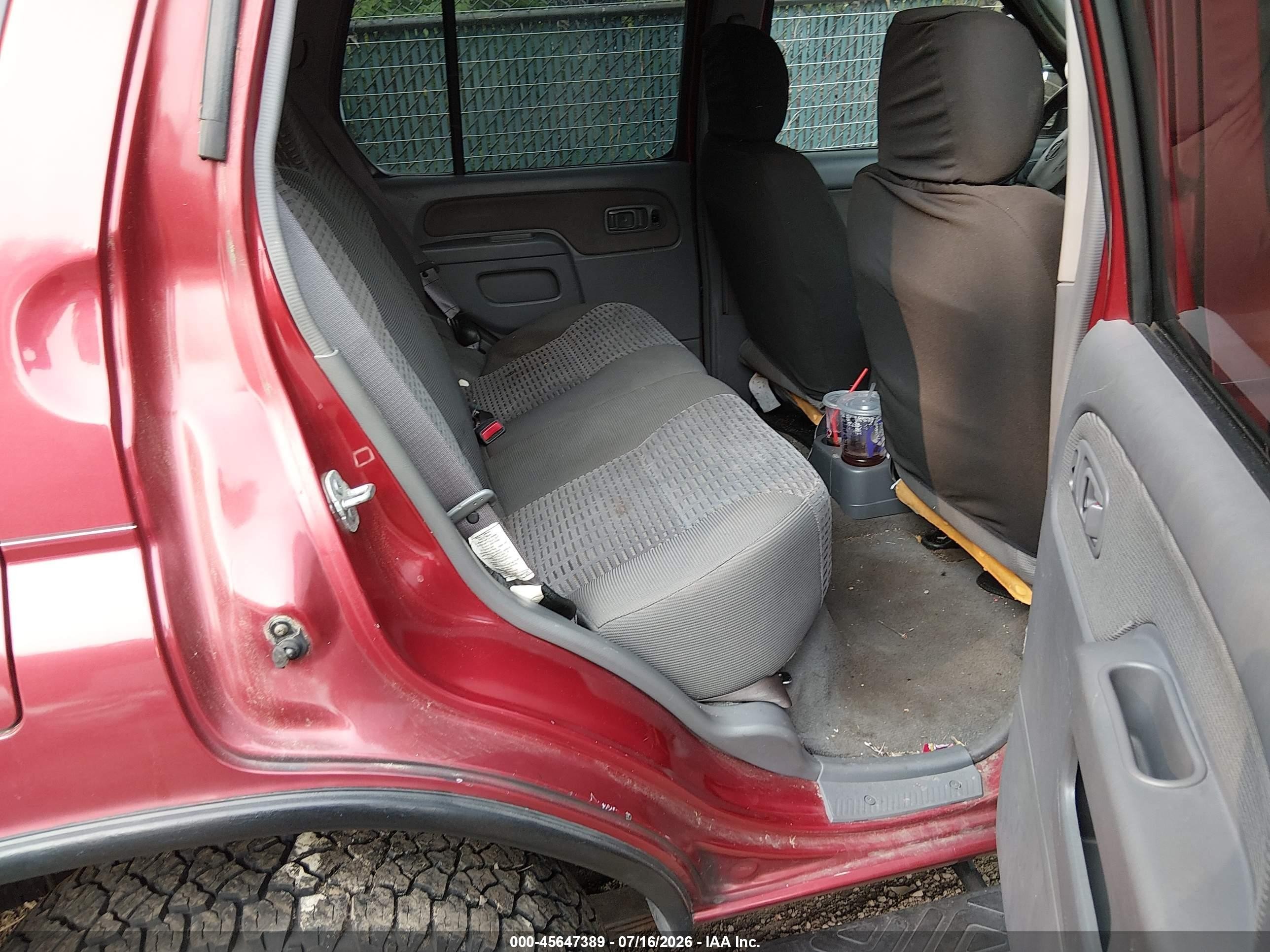 2001 Nissan Xterra Se Burgundy vin: 5N1ED28Y41C554315