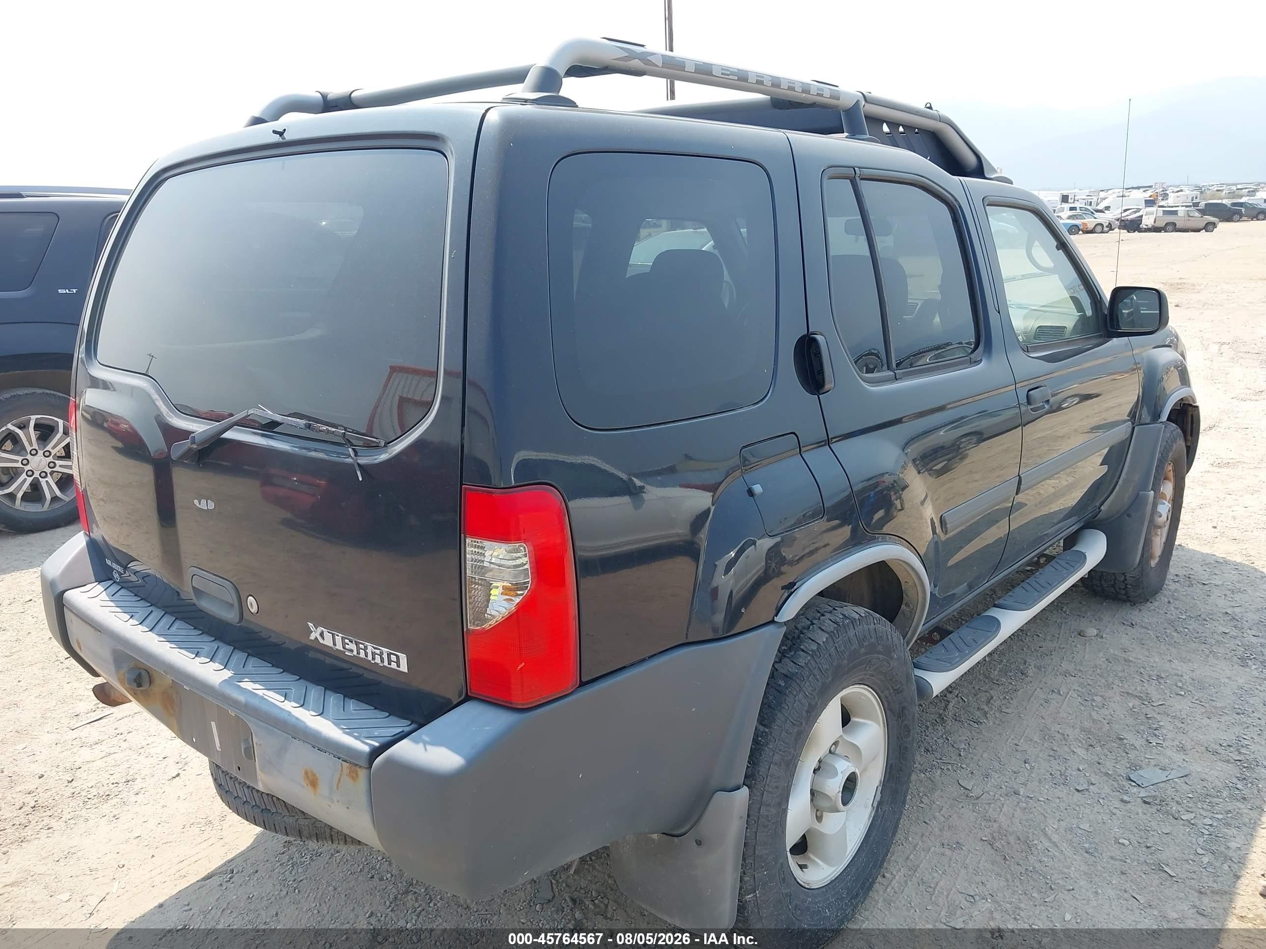 2003 Nissan Xterra Xe Black vin: 5N1ED28Y43C645779