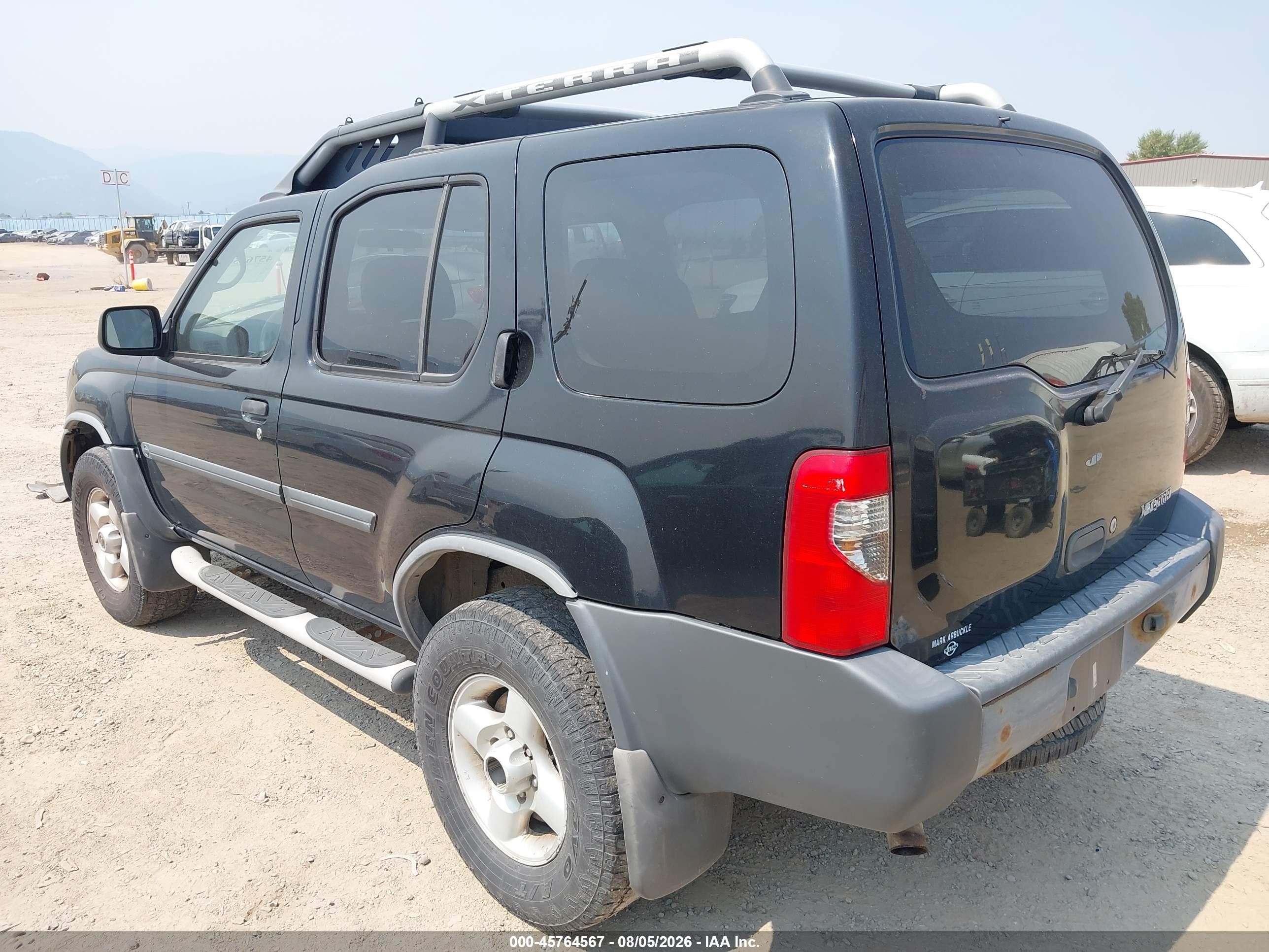 2003 Nissan Xterra Xe Black vin: 5N1ED28Y43C645779