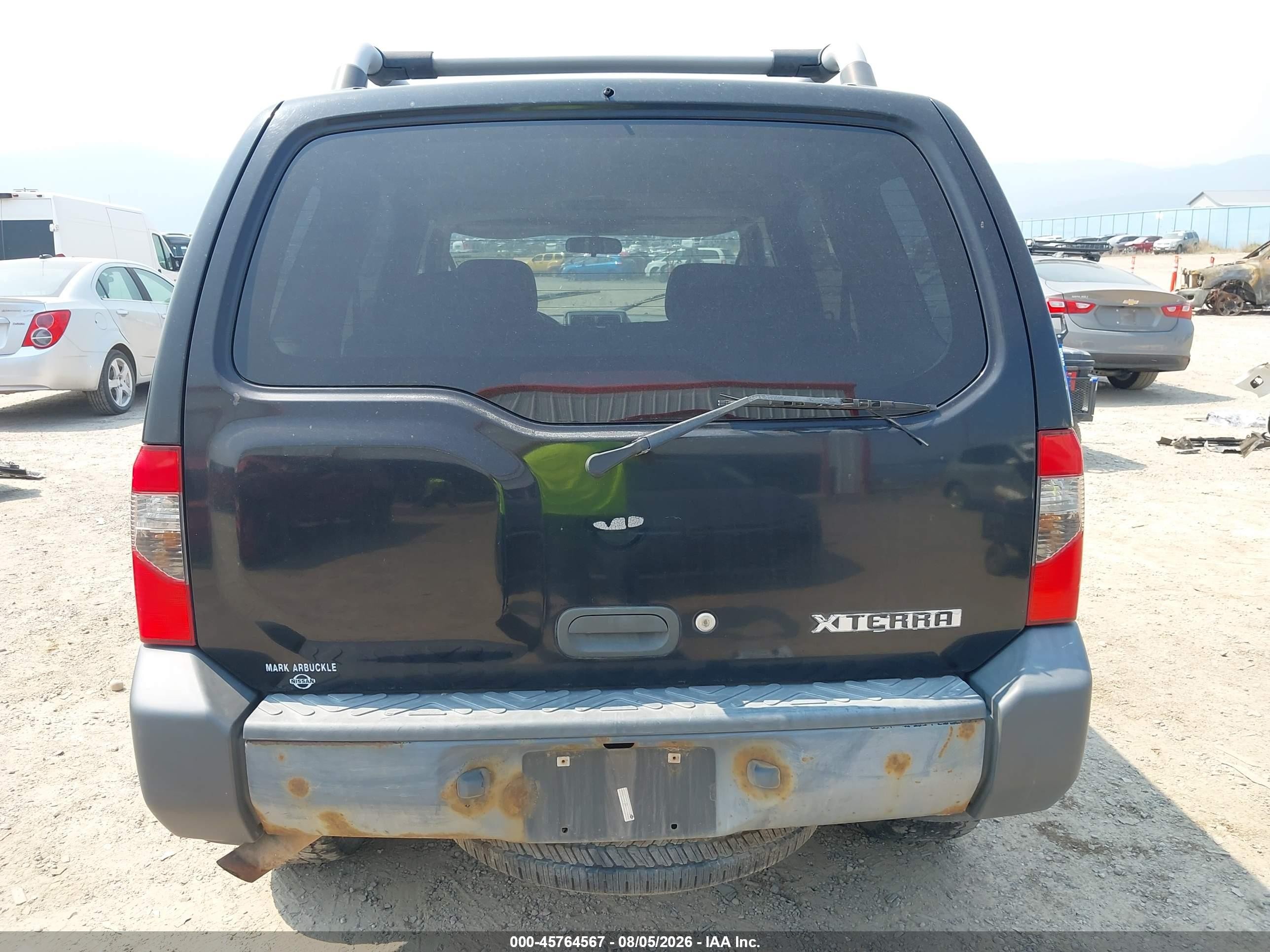2003 Nissan Xterra Xe Black vin: 5N1ED28Y43C645779