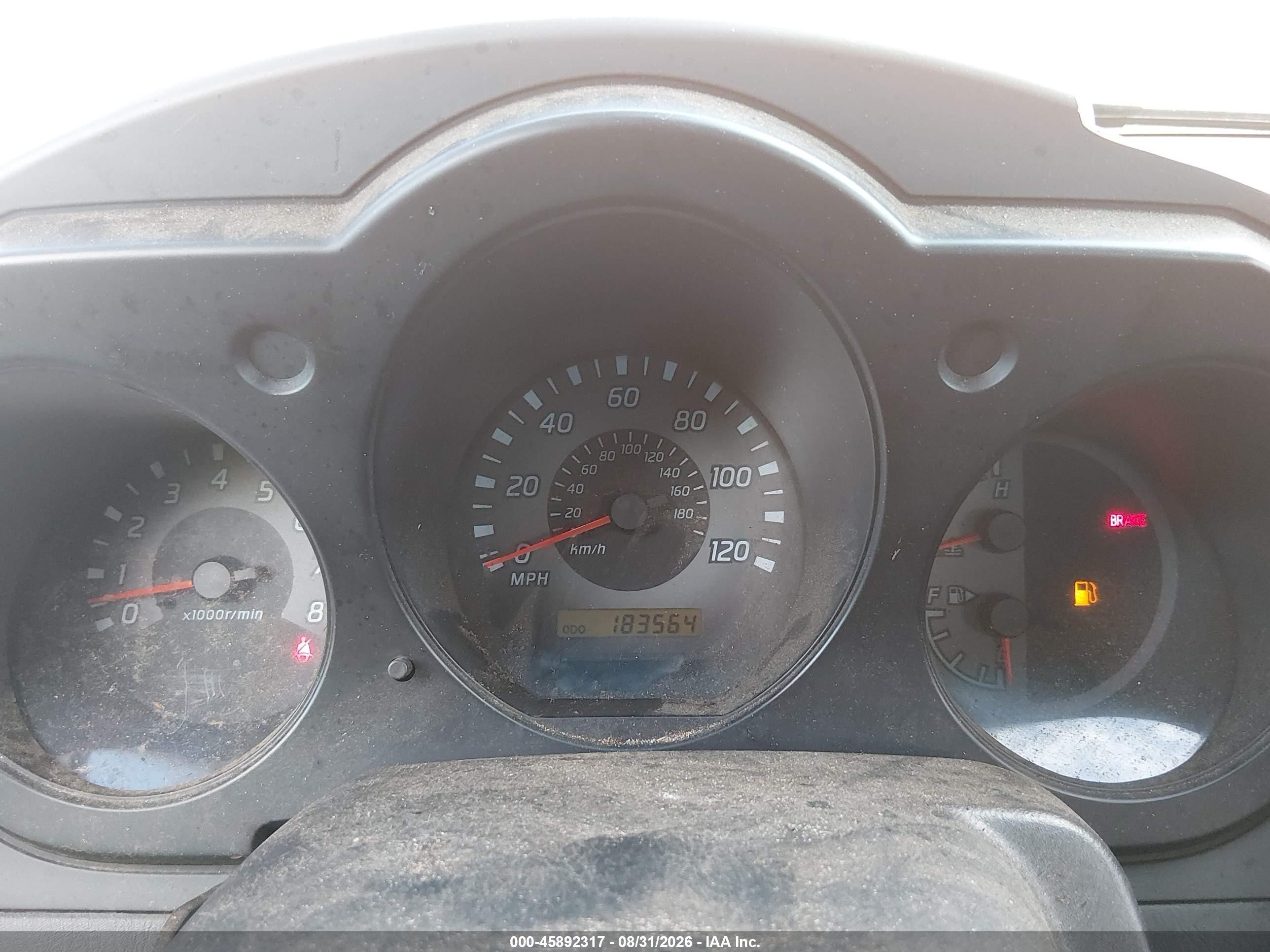 2003 Nissan Xterra Xe Orange vin: 5N1ED28Y43C646589