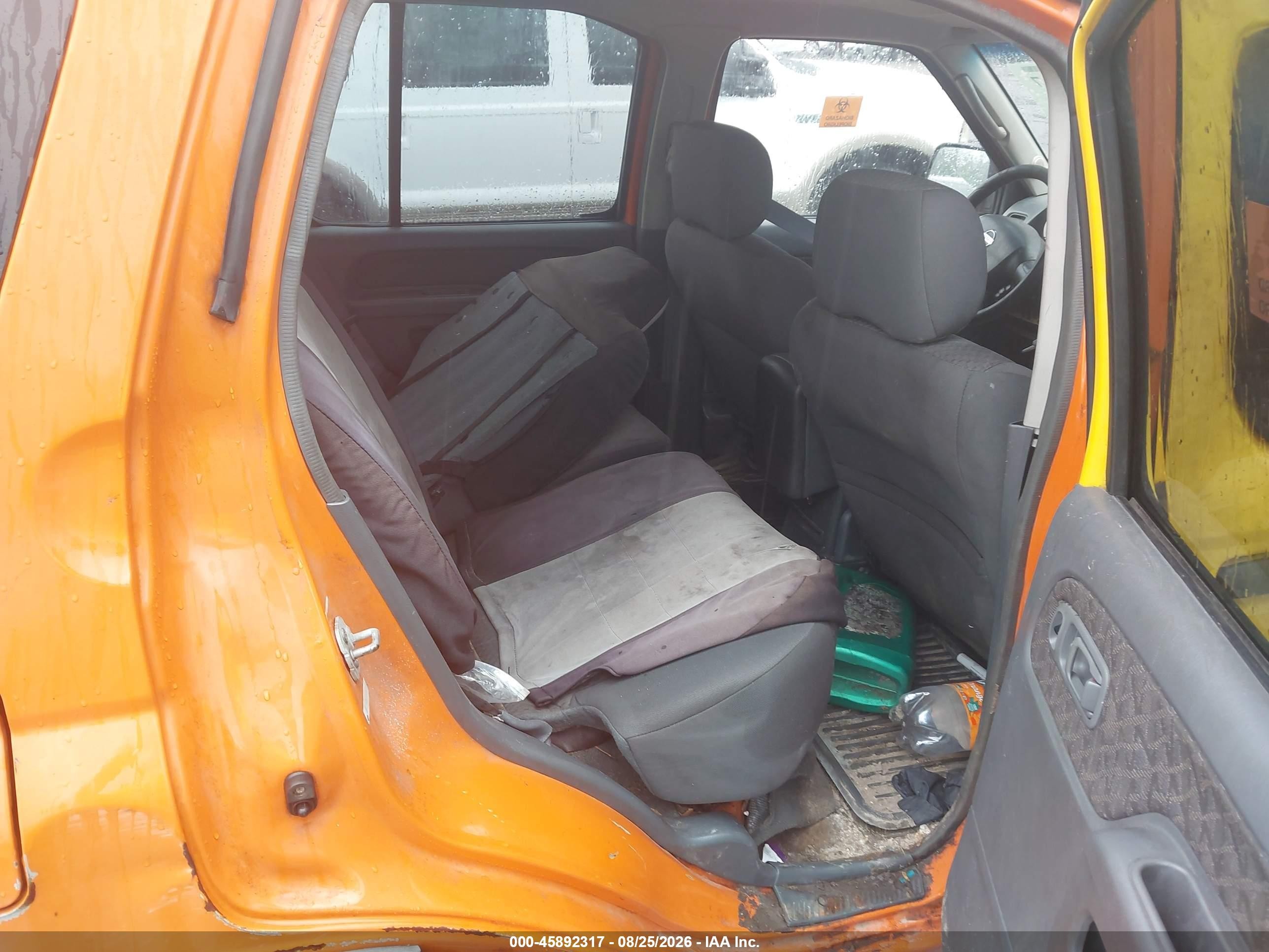 2003 Nissan Xterra Xe Orange vin: 5N1ED28Y43C646589