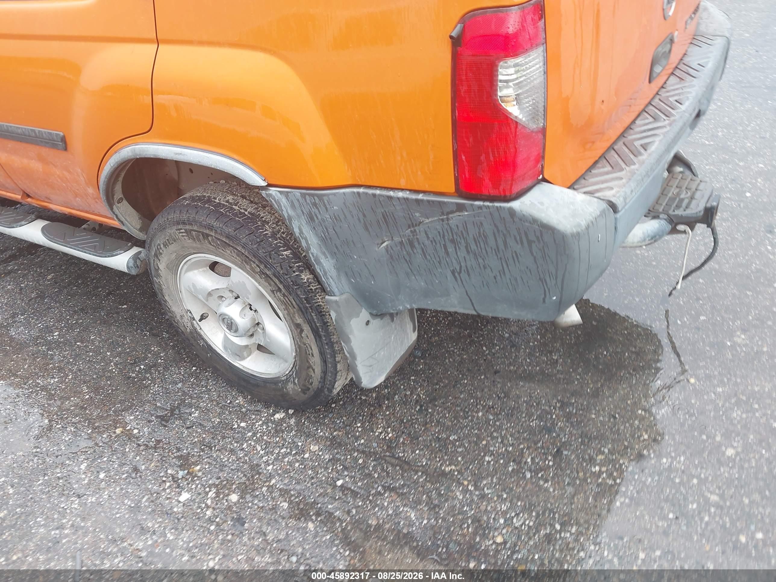 2003 Nissan Xterra Xe Orange vin: 5N1ED28Y43C646589