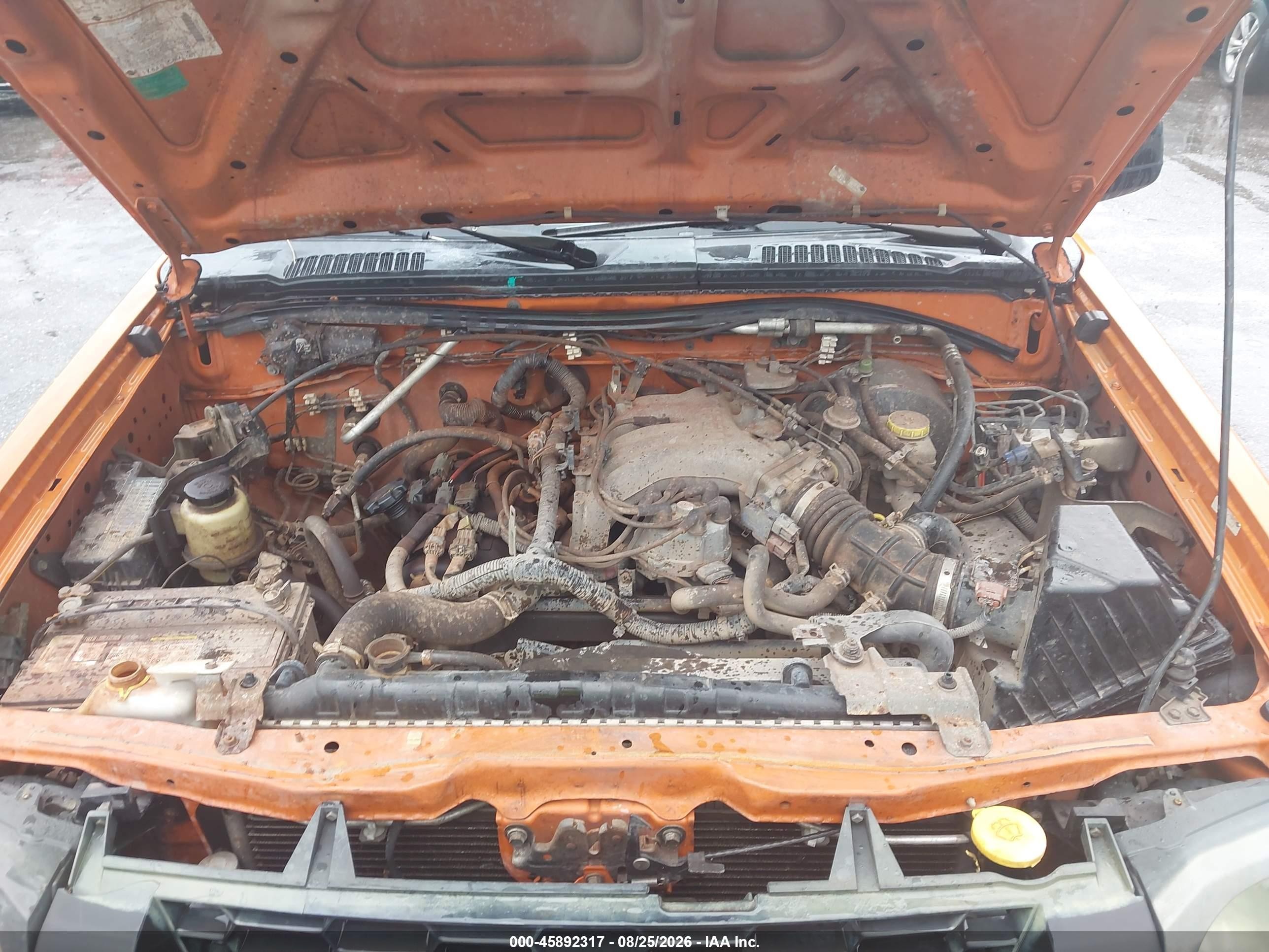 2003 Nissan Xterra Xe Orange vin: 5N1ED28Y43C646589