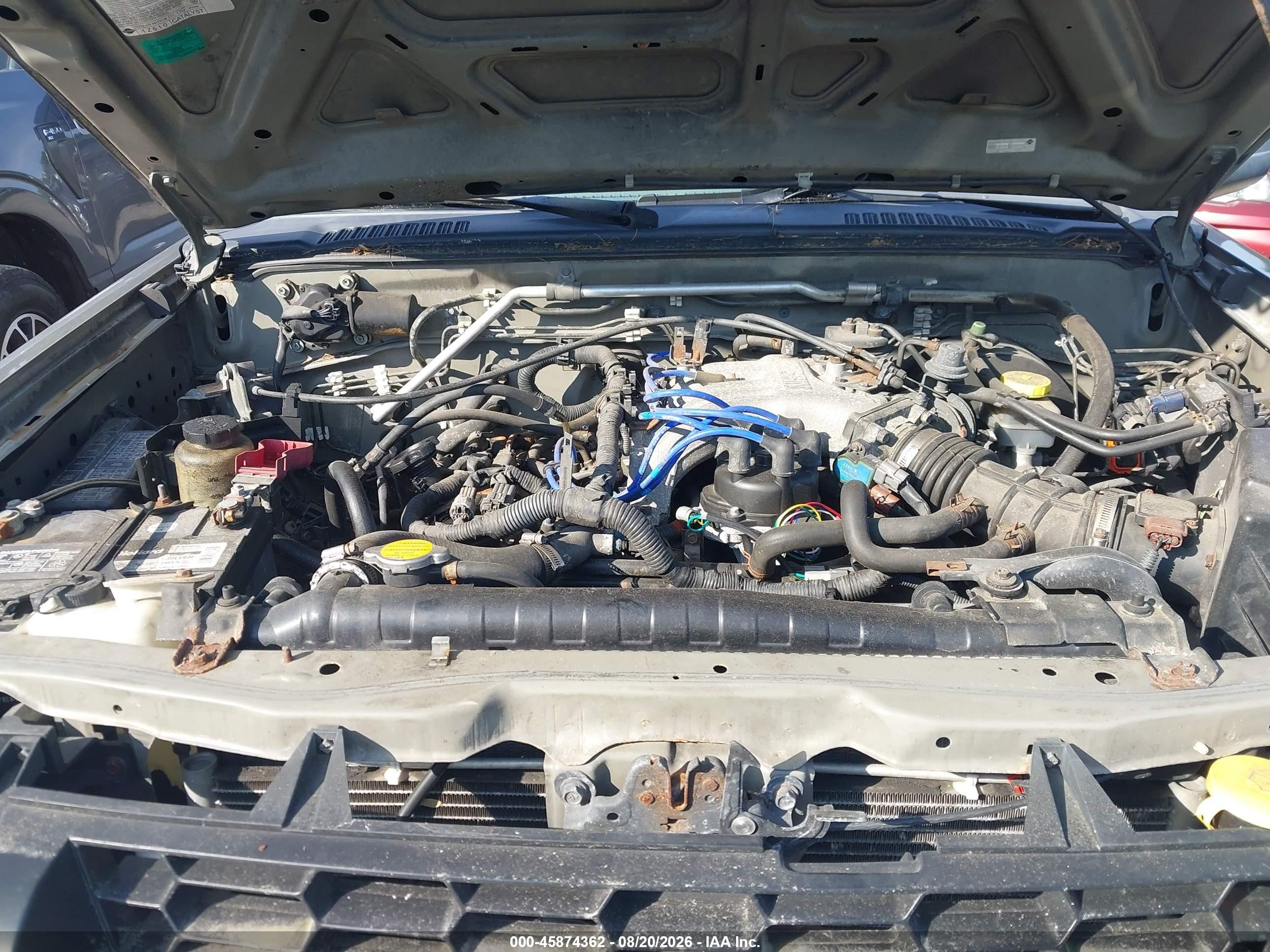2003 Nissan Xterra Xe Silver vin: 5N1ED28Y43C699390
