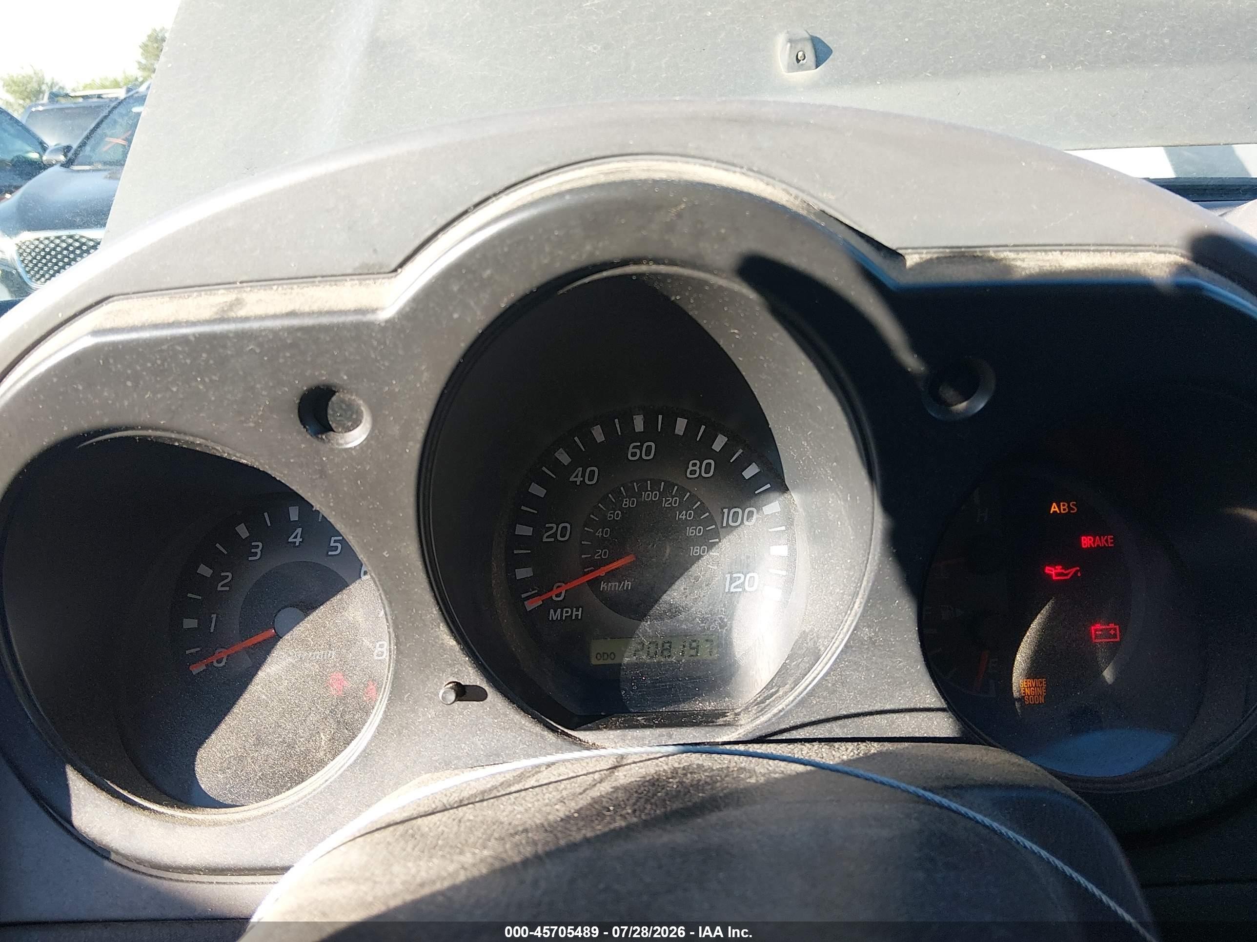 2002 Nissan Xterra Xe Pewter vin: 5N1ED28Y52C505769