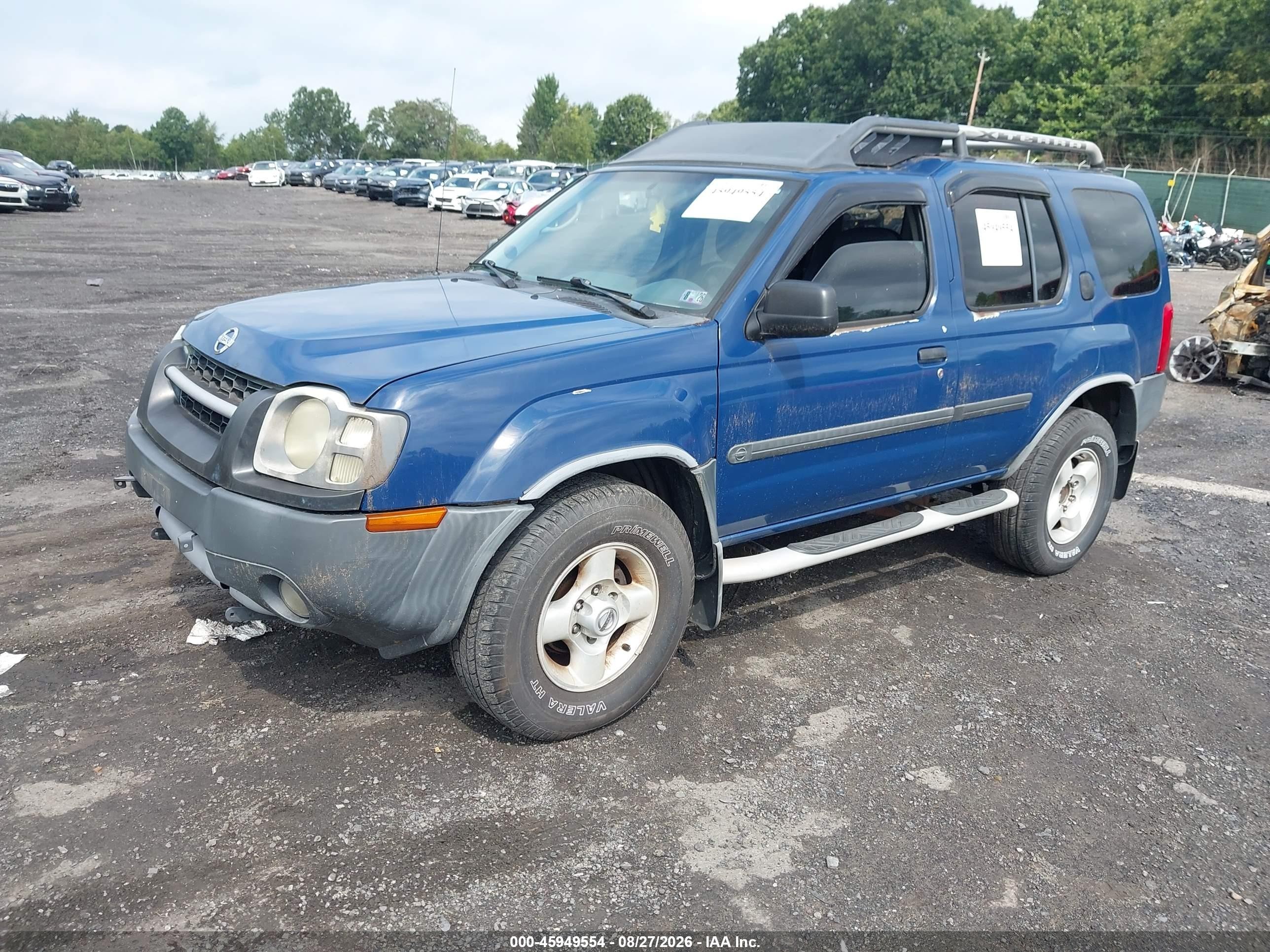 2003 Nissan Xterra Xe Blue vin: 5N1ED28Y53C661067