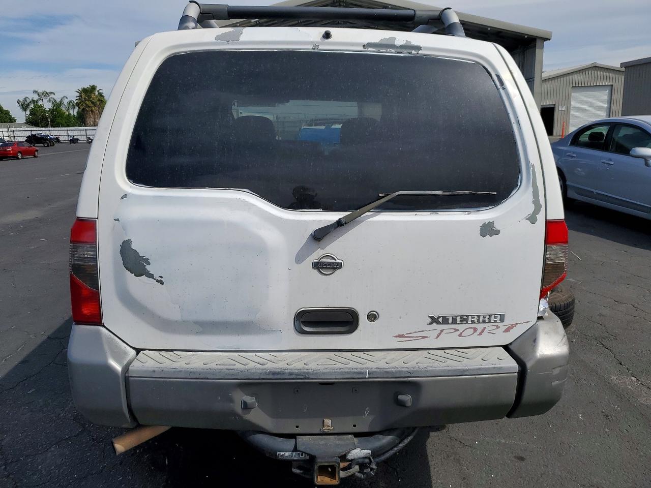 2000 Nissan Xterra Xe-v6 Белый vin: 5N1ED28Y5YC509684