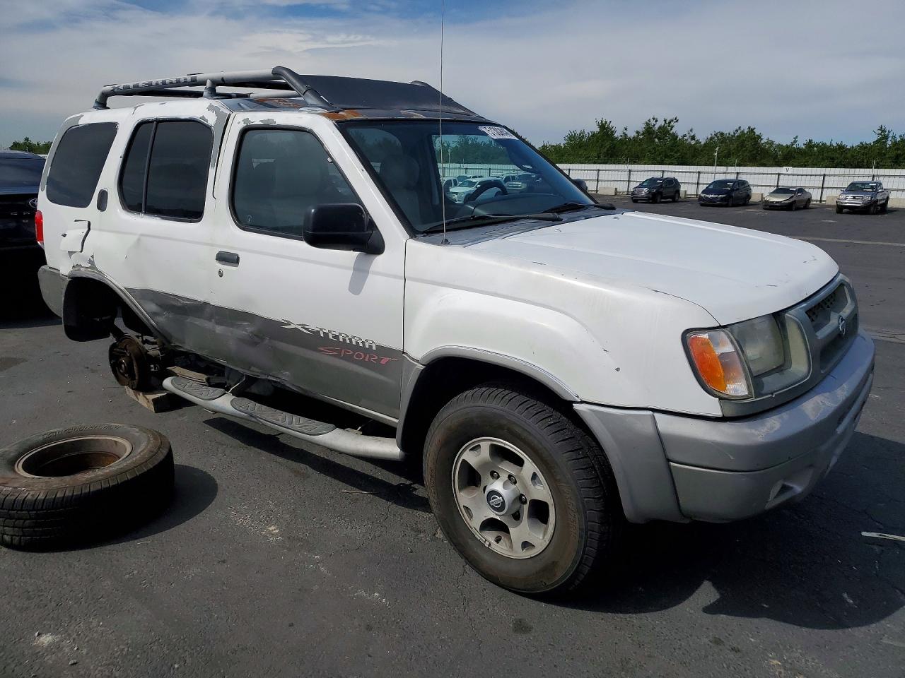 2000 Nissan Xterra Xe-v6 Белый vin: 5N1ED28Y5YC509684