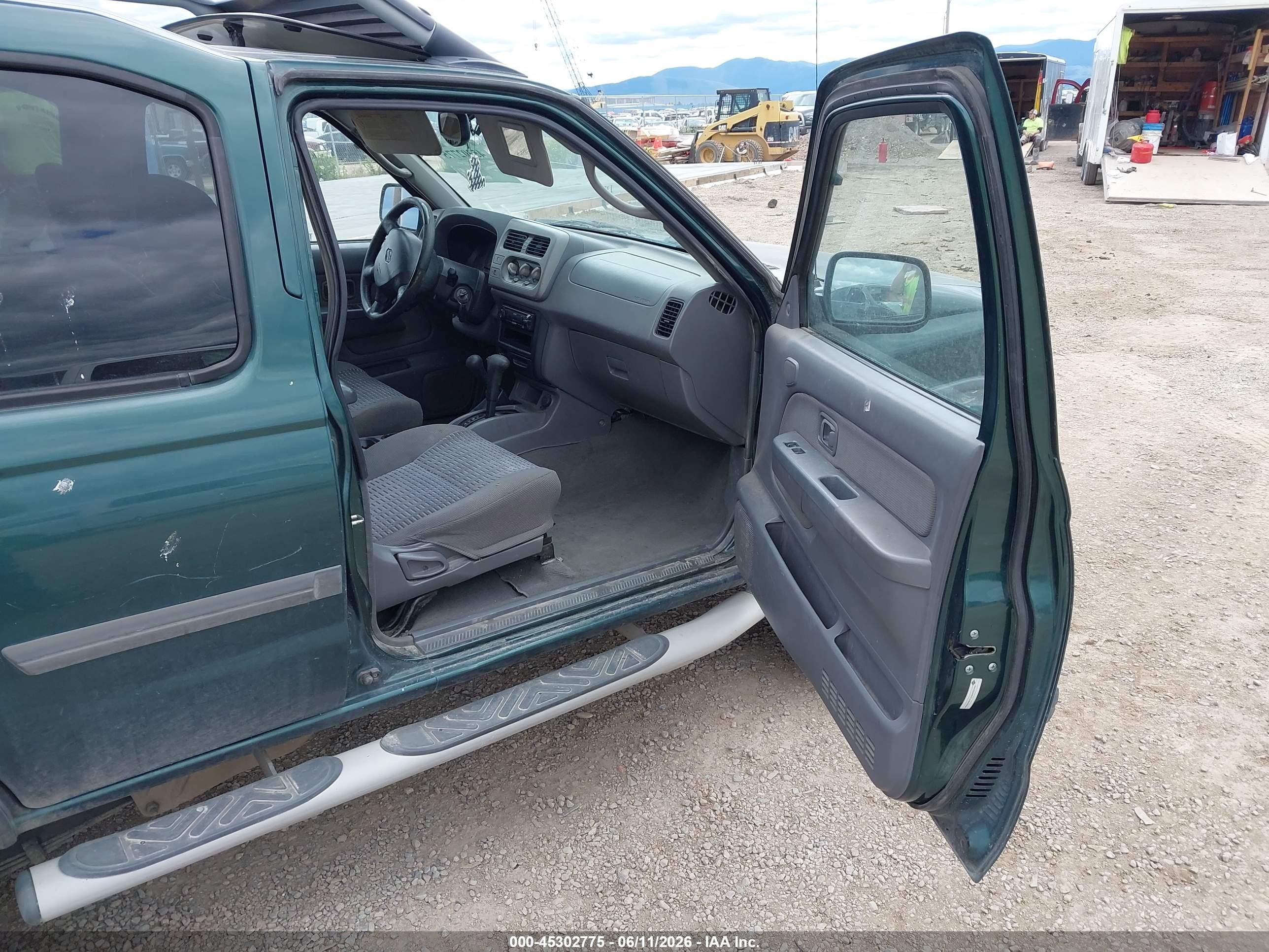 2001 Nissan Xterra Se Green vin: 5N1ED28Y71C527884