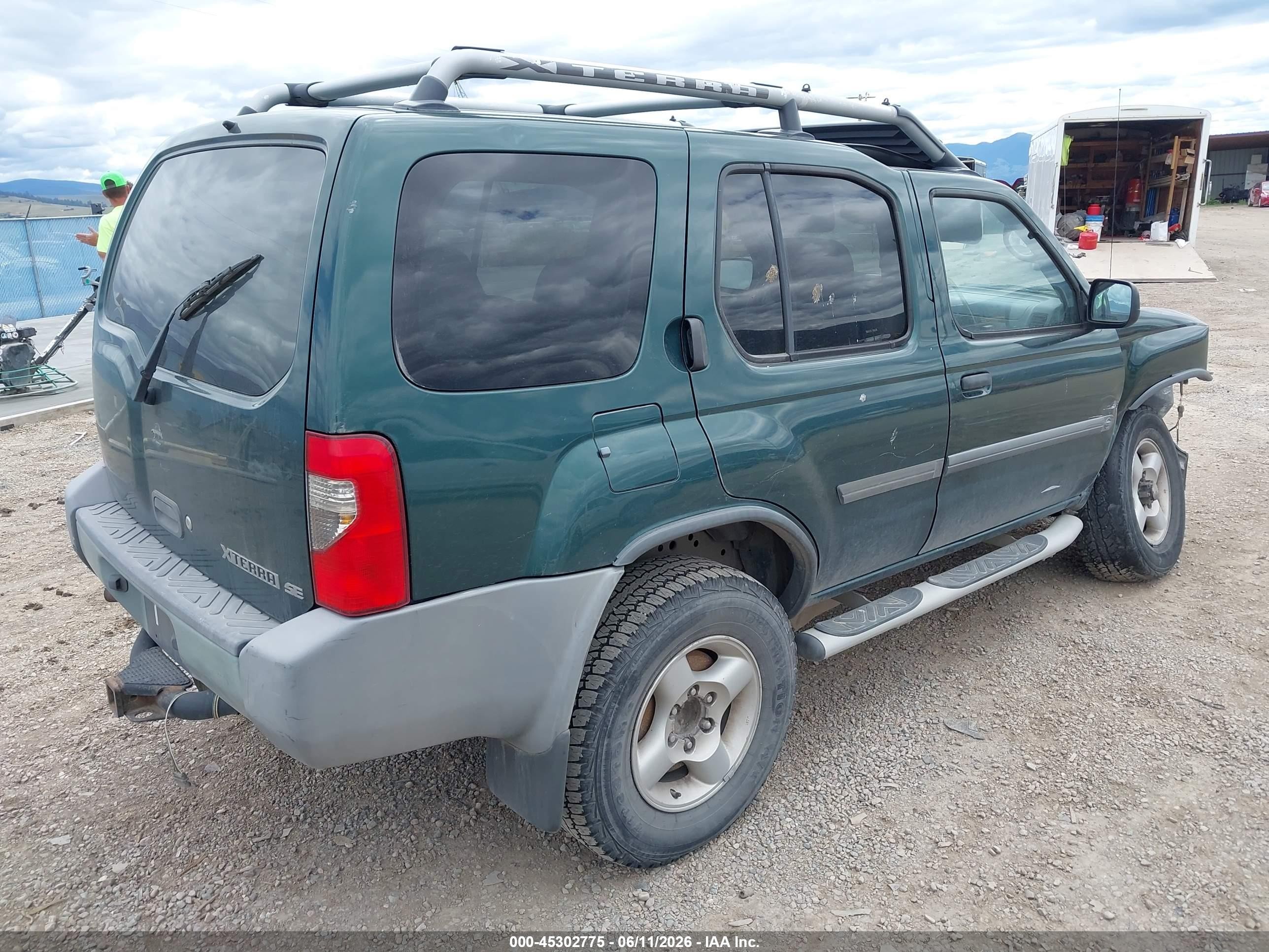 2001 Nissan Xterra Se Green vin: 5N1ED28Y71C527884