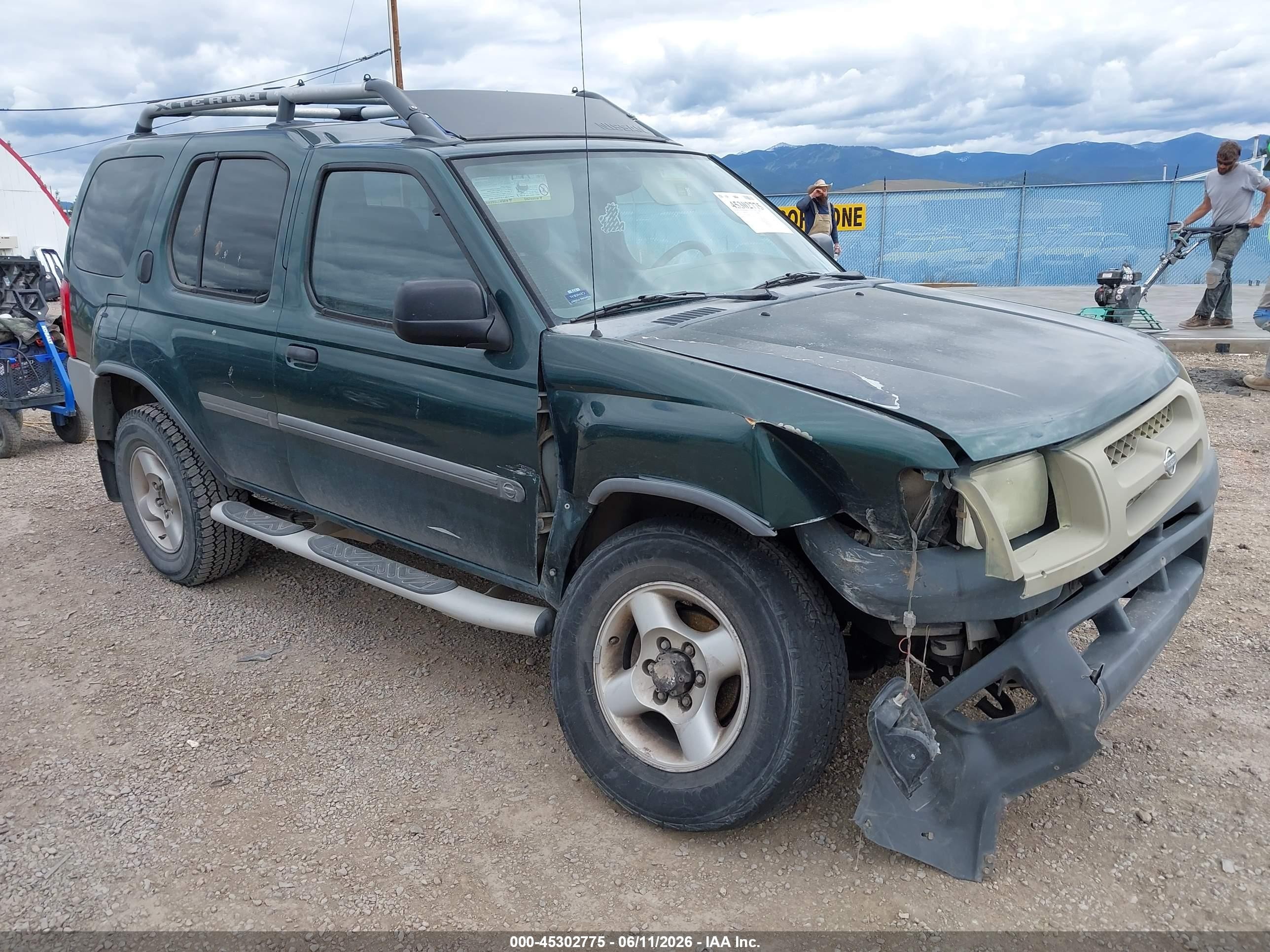 2001 Nissan Xterra Se Green vin: 5N1ED28Y71C527884