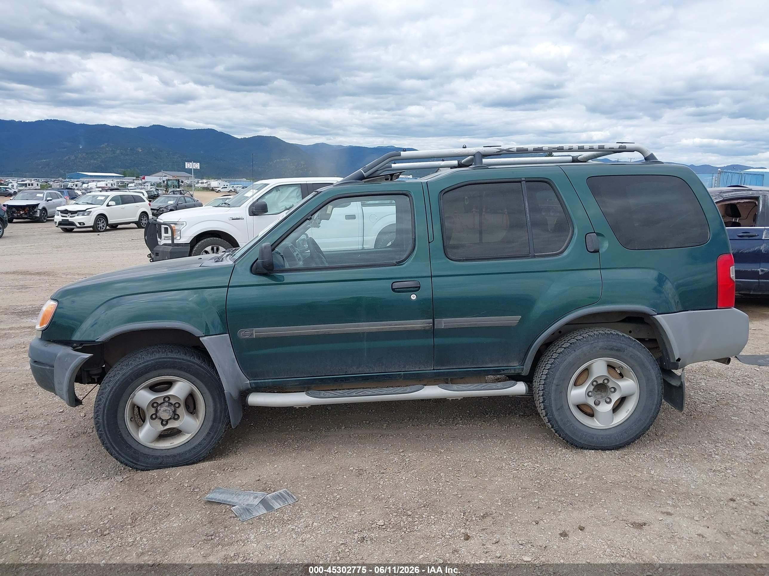 2001 Nissan Xterra Se Green vin: 5N1ED28Y71C527884