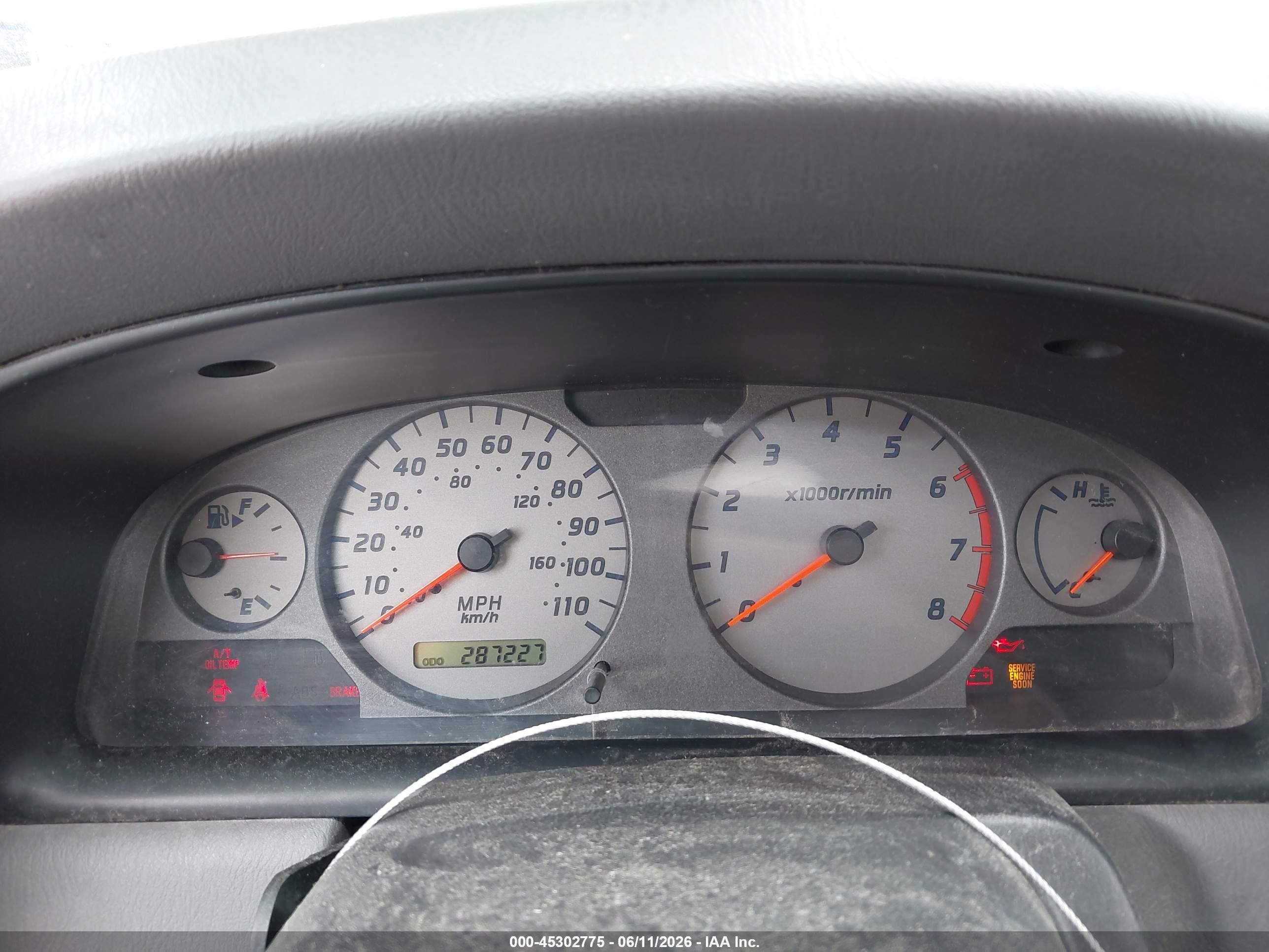 2001 Nissan Xterra Se Green vin: 5N1ED28Y71C527884