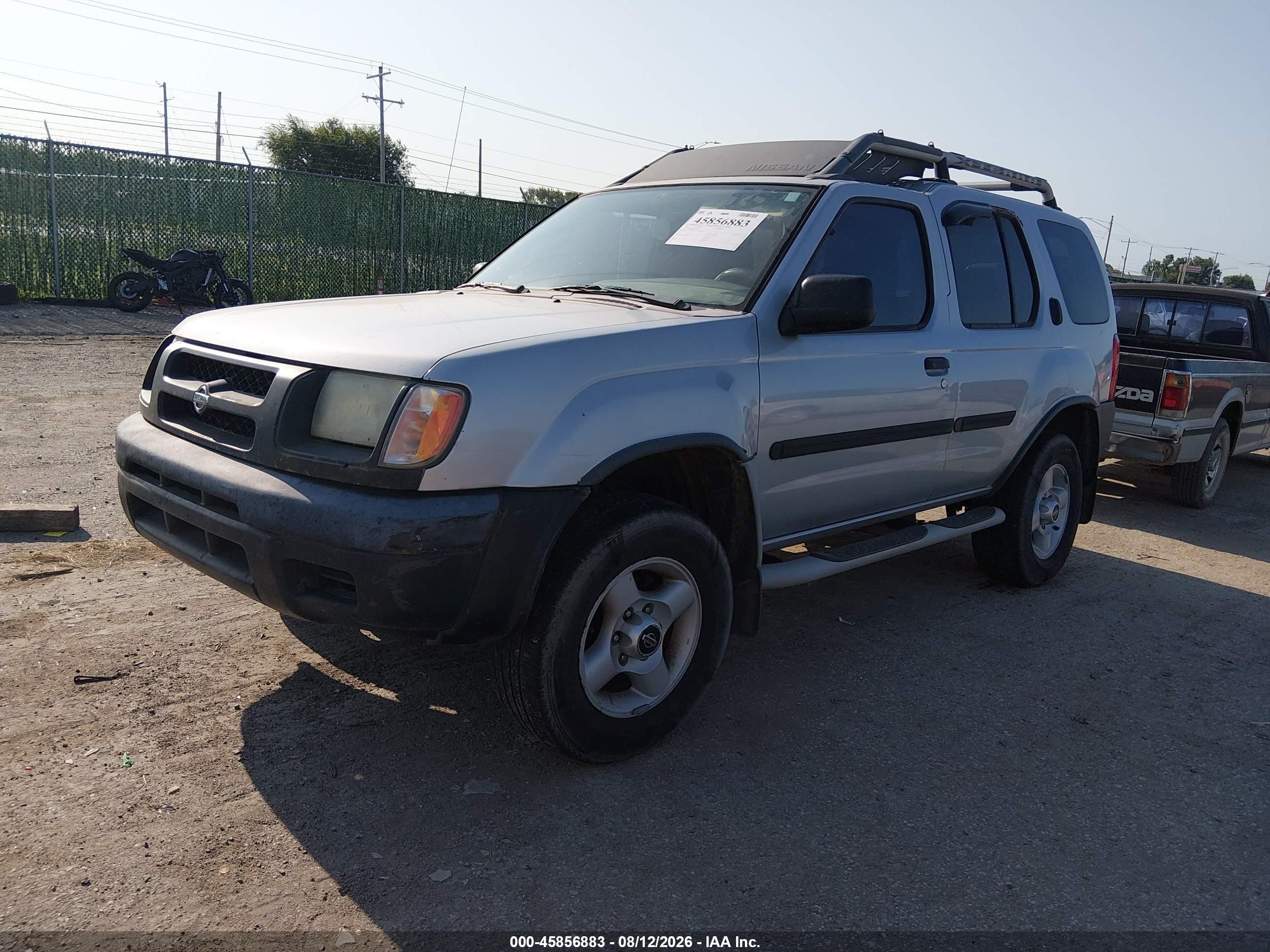 2001 Nissan Xterra Xe Gray vin: 5N1ED28Y71C585171