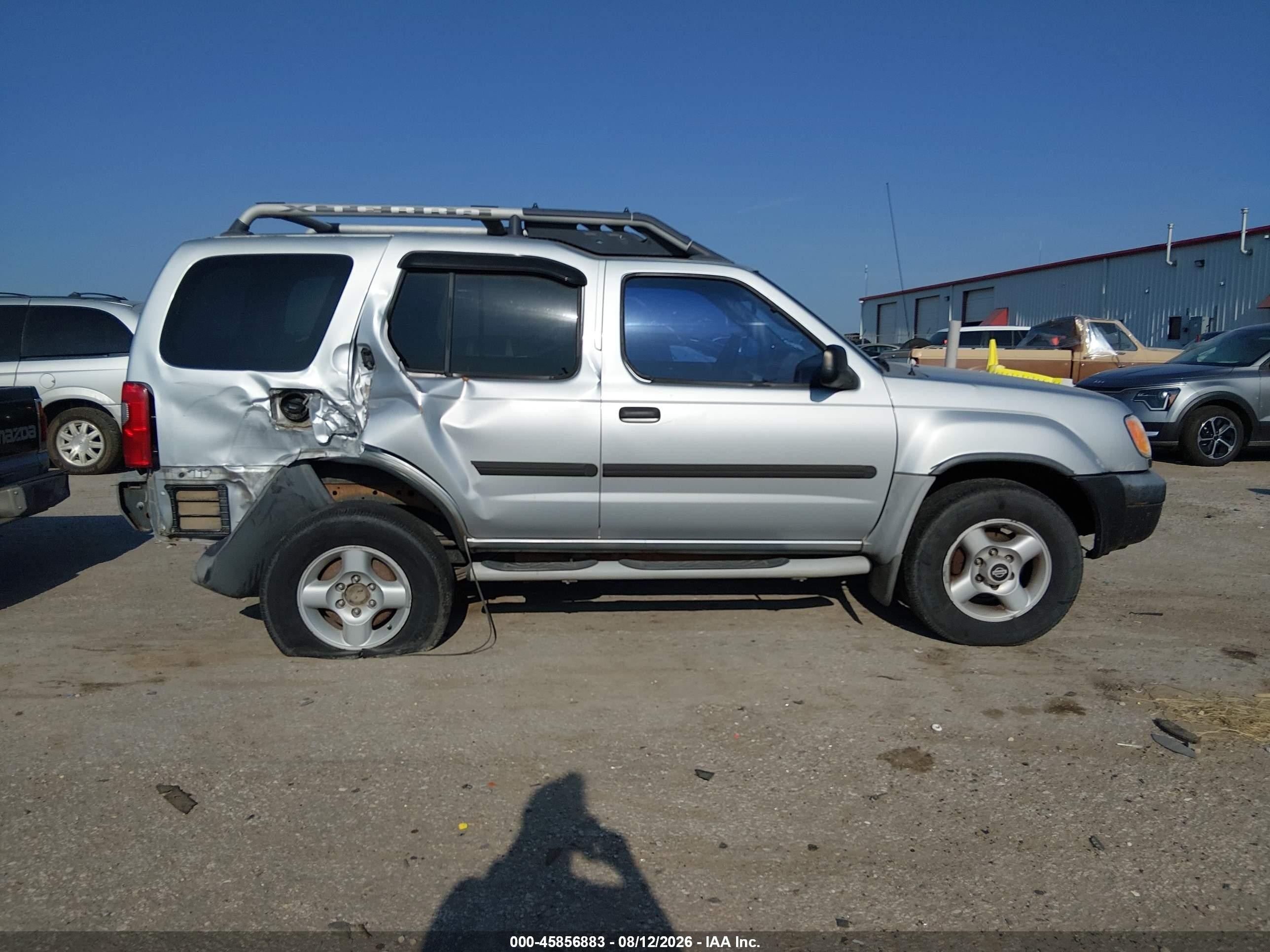 2001 Nissan Xterra Xe Gray vin: 5N1ED28Y71C585171