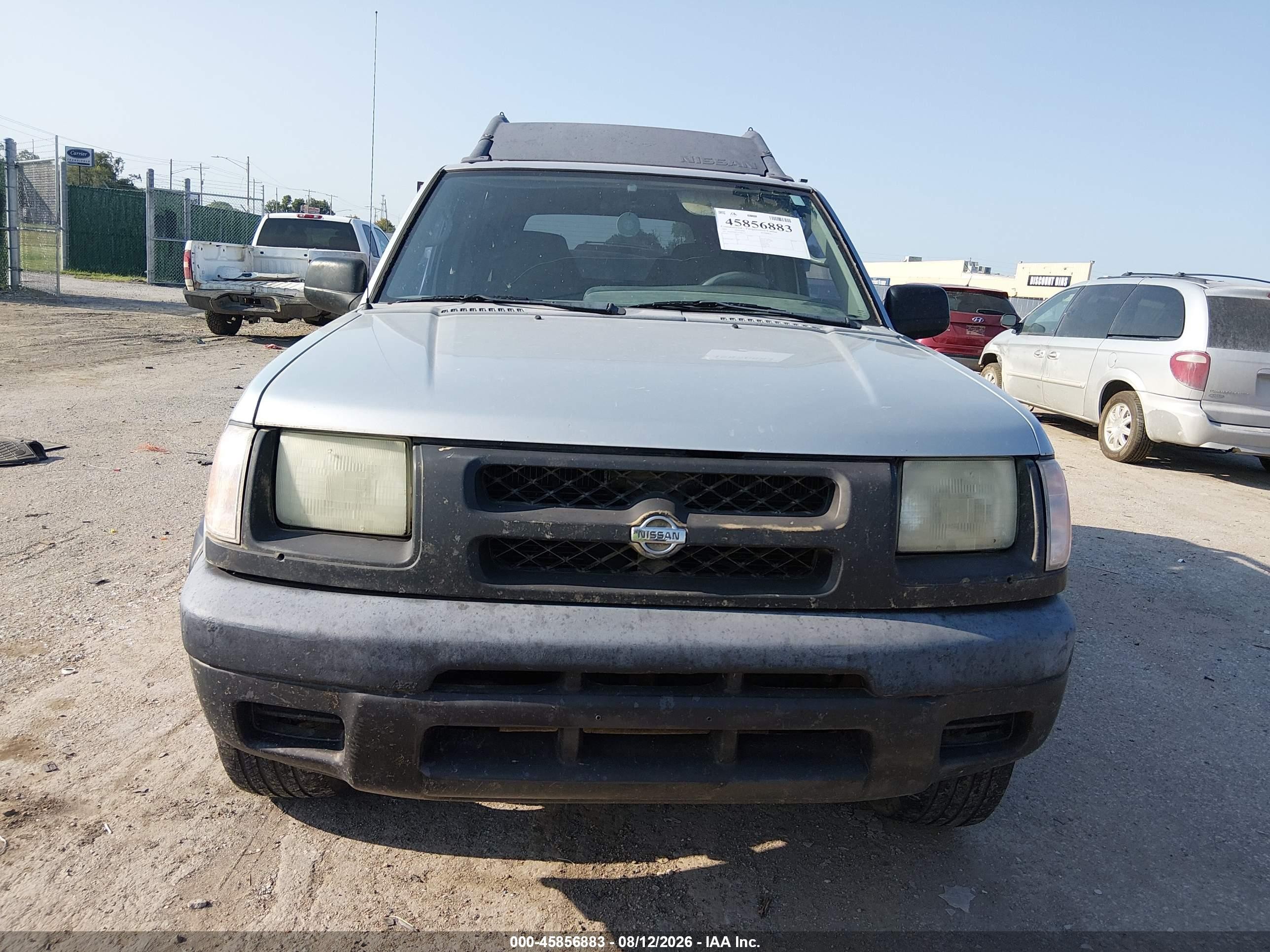 2001 Nissan Xterra Xe Gray vin: 5N1ED28Y71C585171